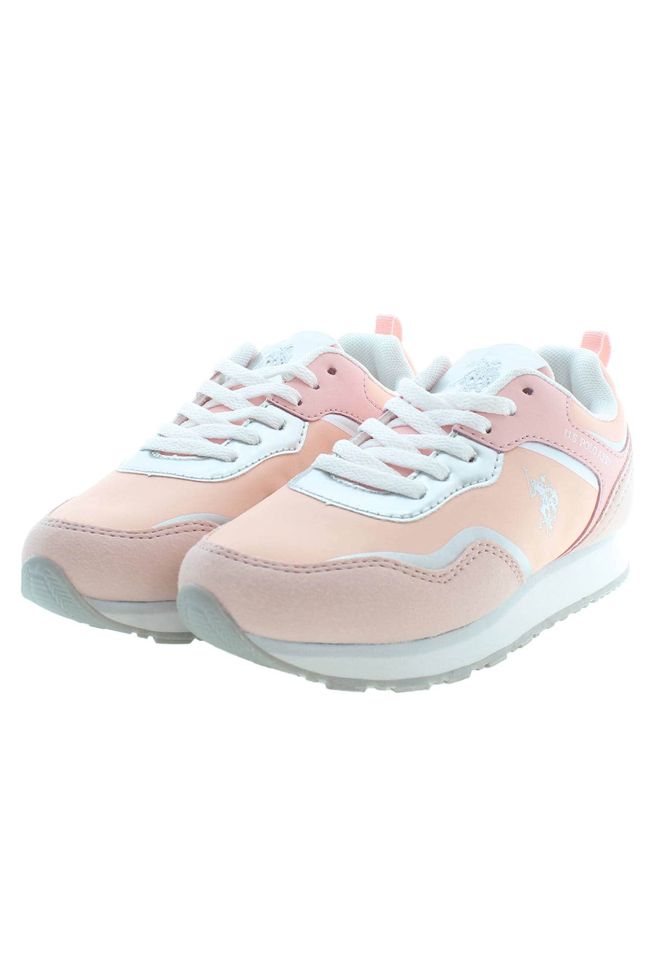 US Polo Assn. niñas rosa zapatillas deportivas