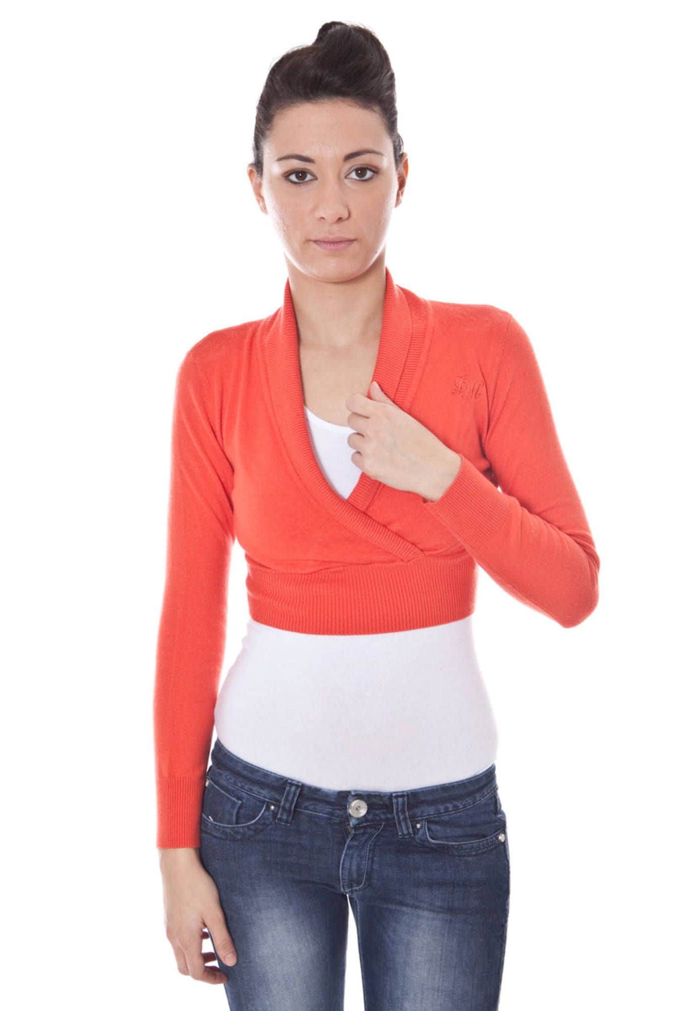 Datch bolero manga larga mujer rojo