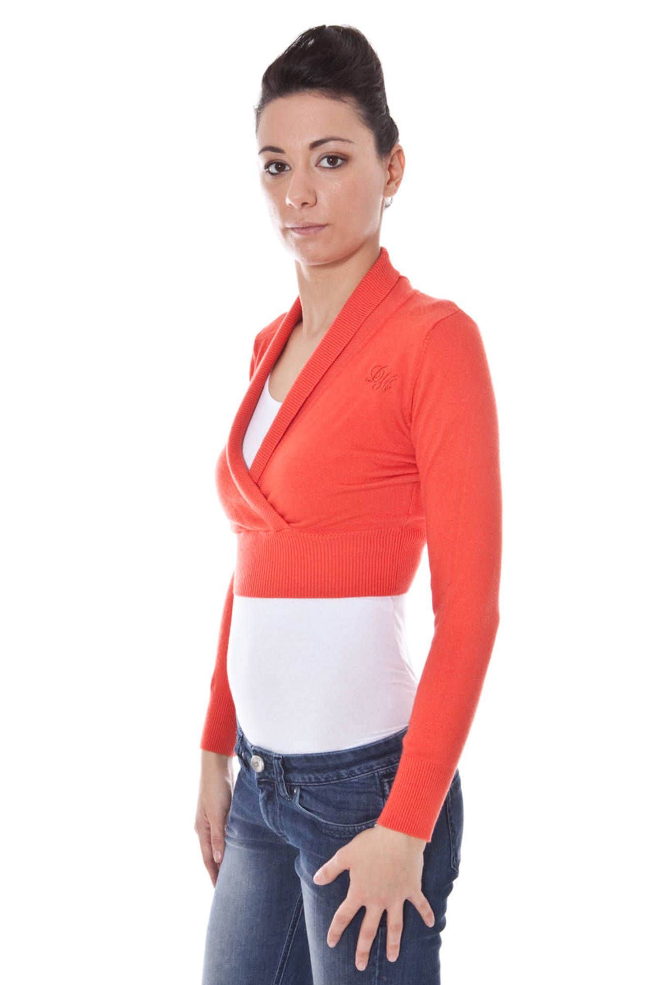 Datch bolero manga larga mujer rojo