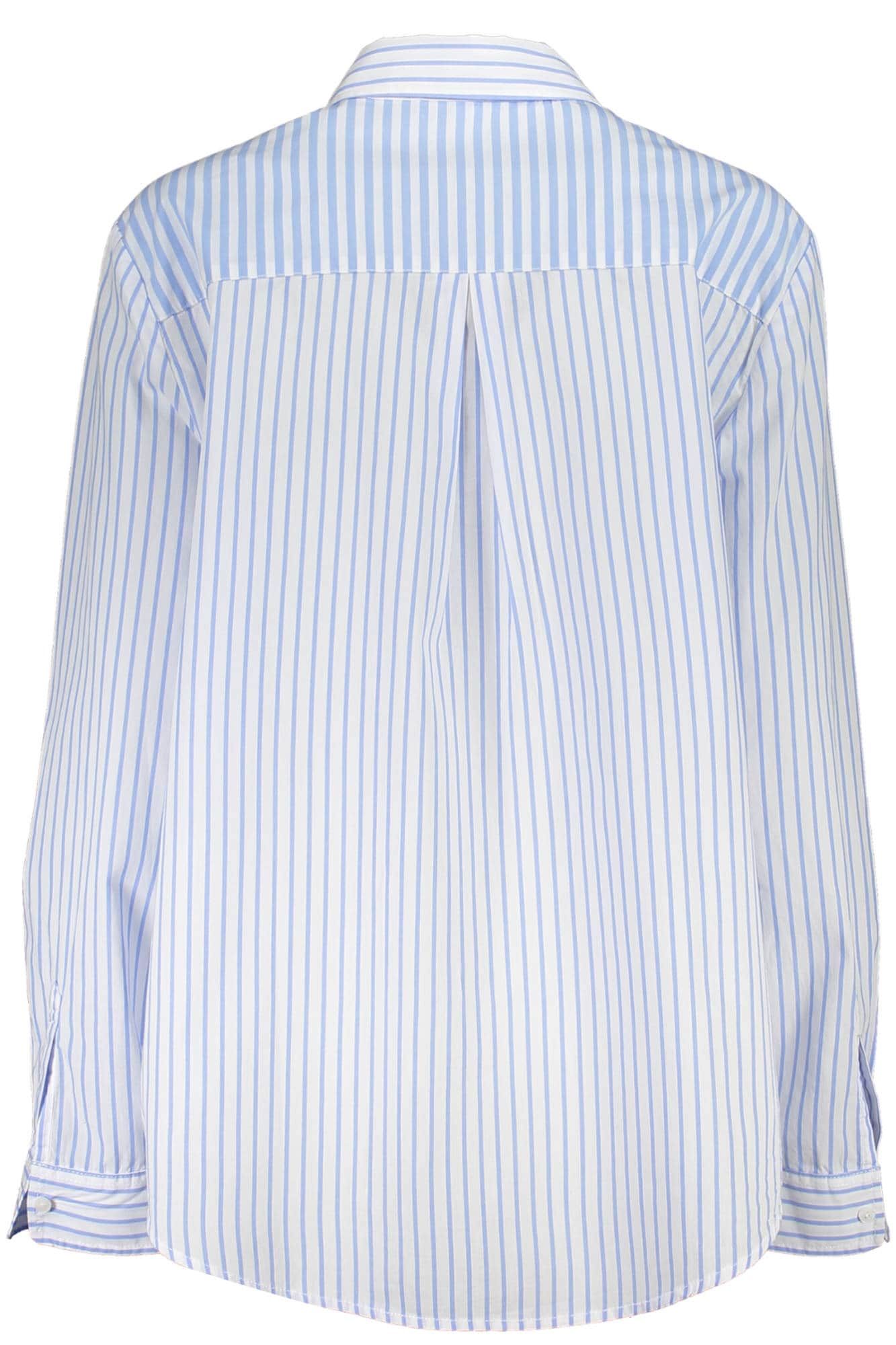 Desigual manga larga camisa mujer azul