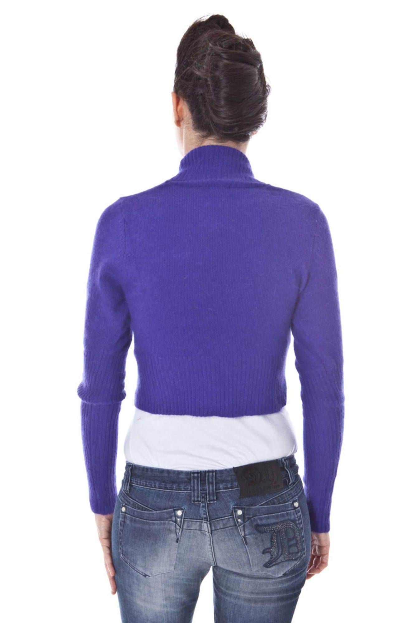 Datch bolero manga larga morado mujer