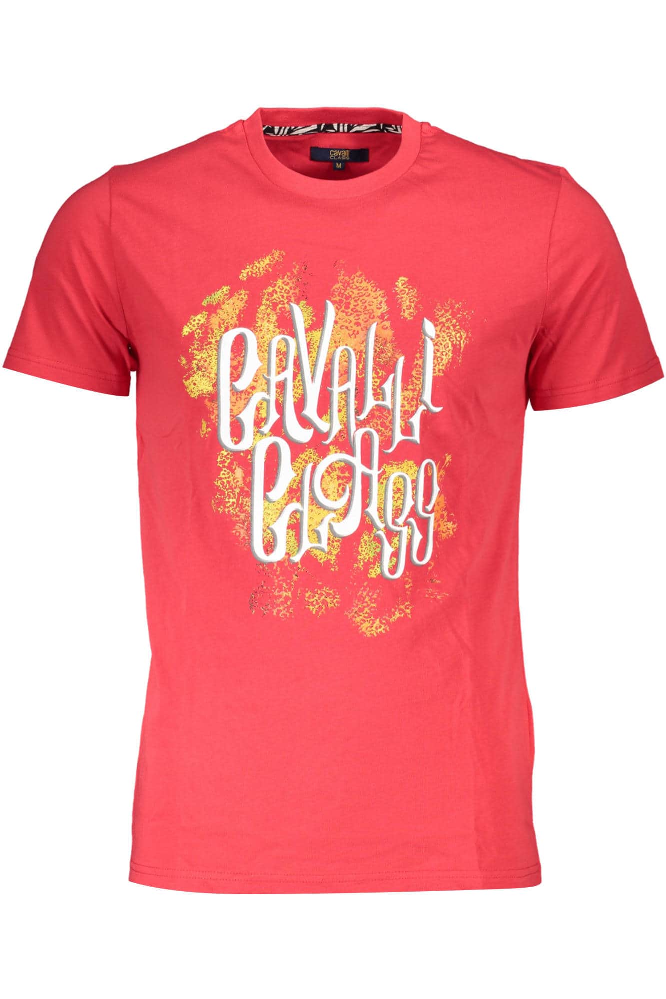 Cavalli Class manga corta t-camisa hombre rojo
