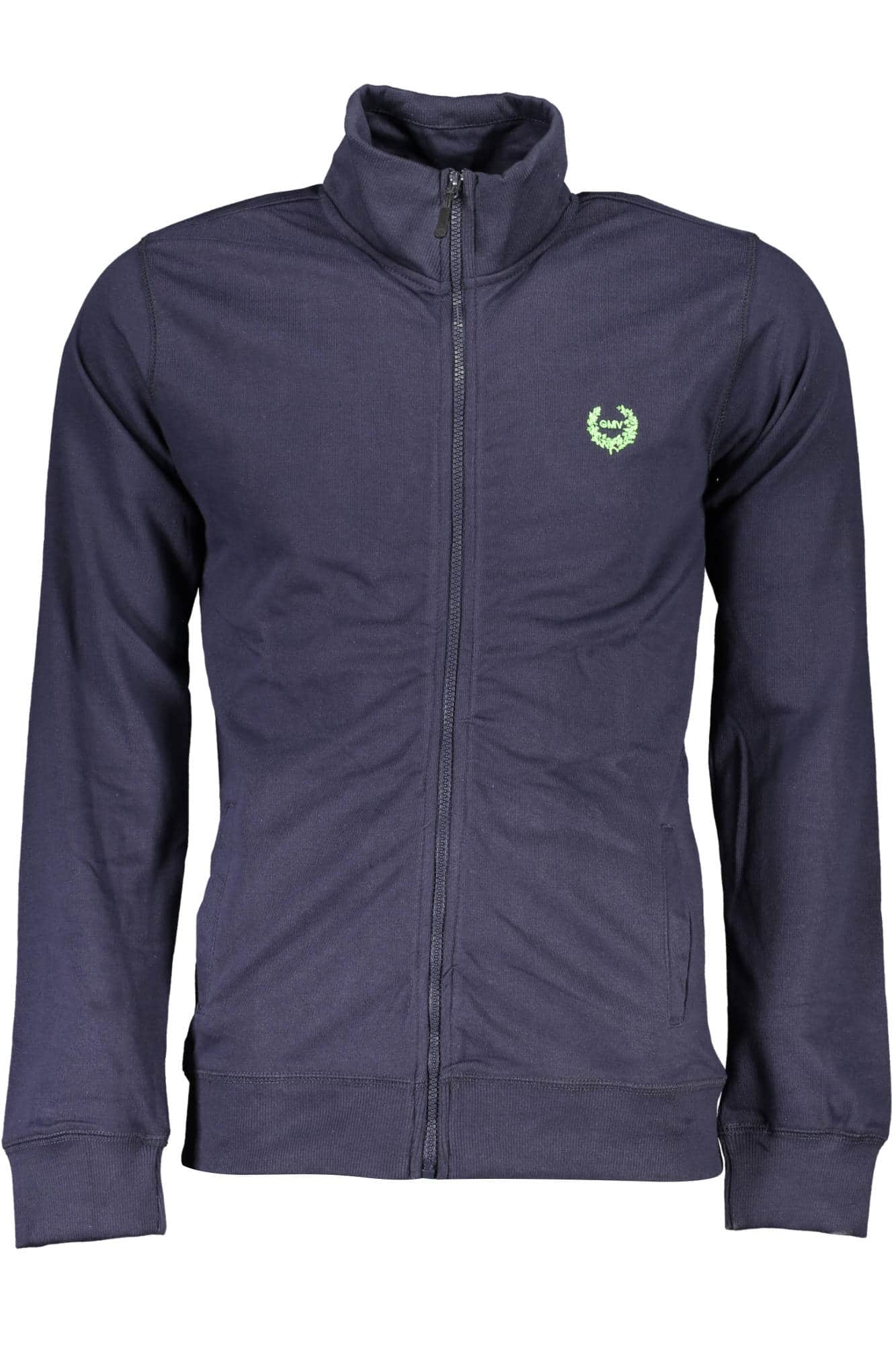 Gian Marco Venturi hombre azul con cremallera sudadera