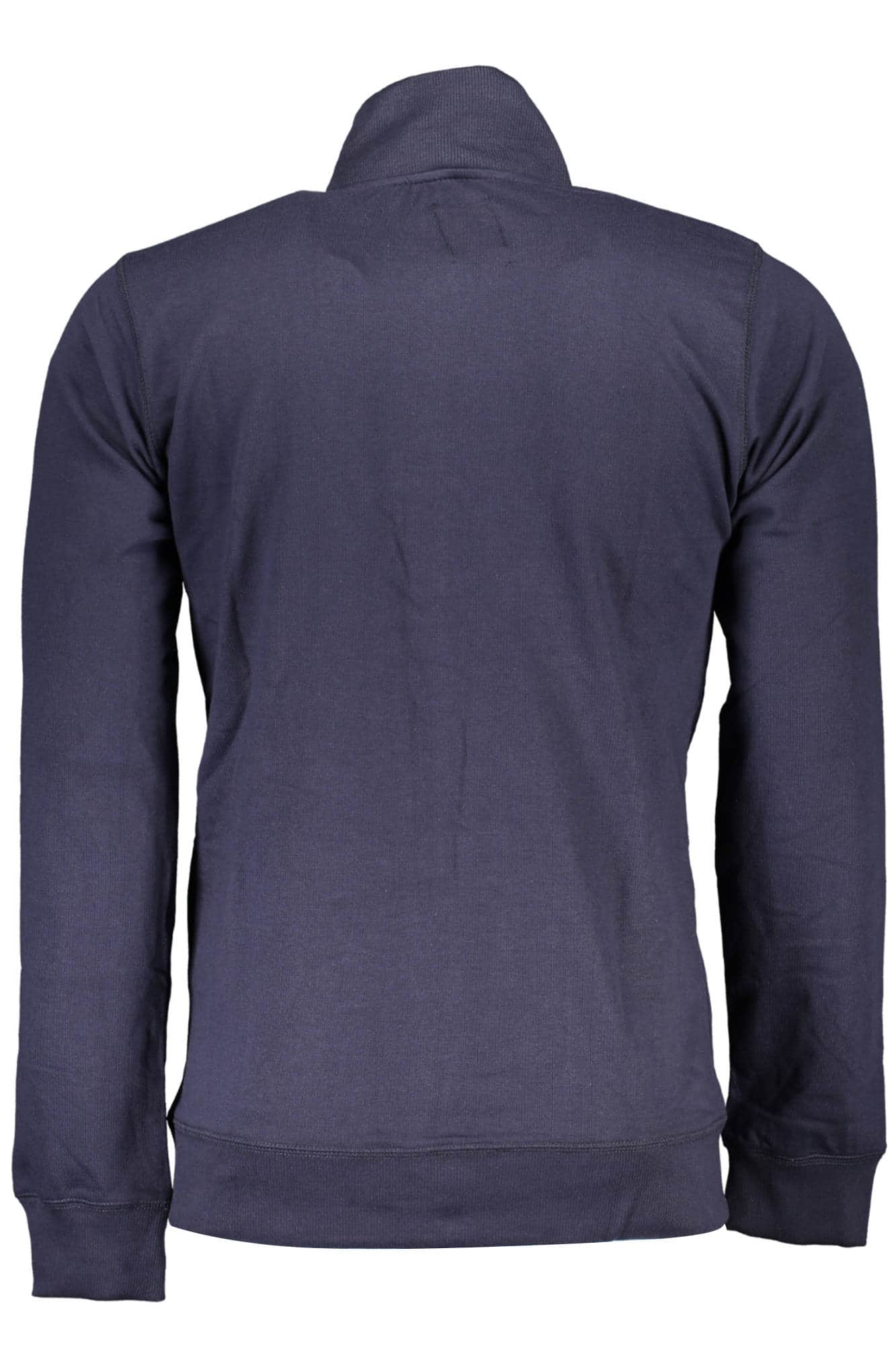 Gian Marco Venturi hombre azul con cremallera sudadera