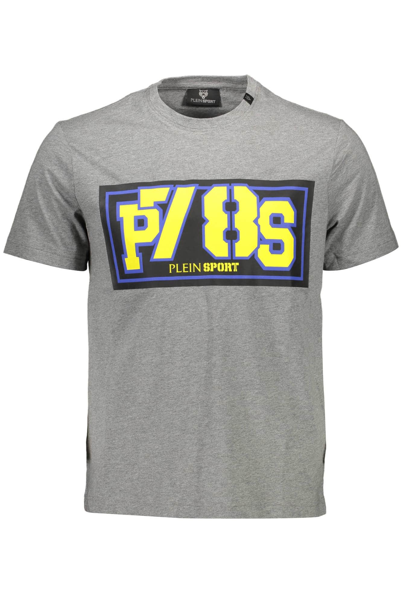 Plein Sport manga corta t-camisa hombre gris