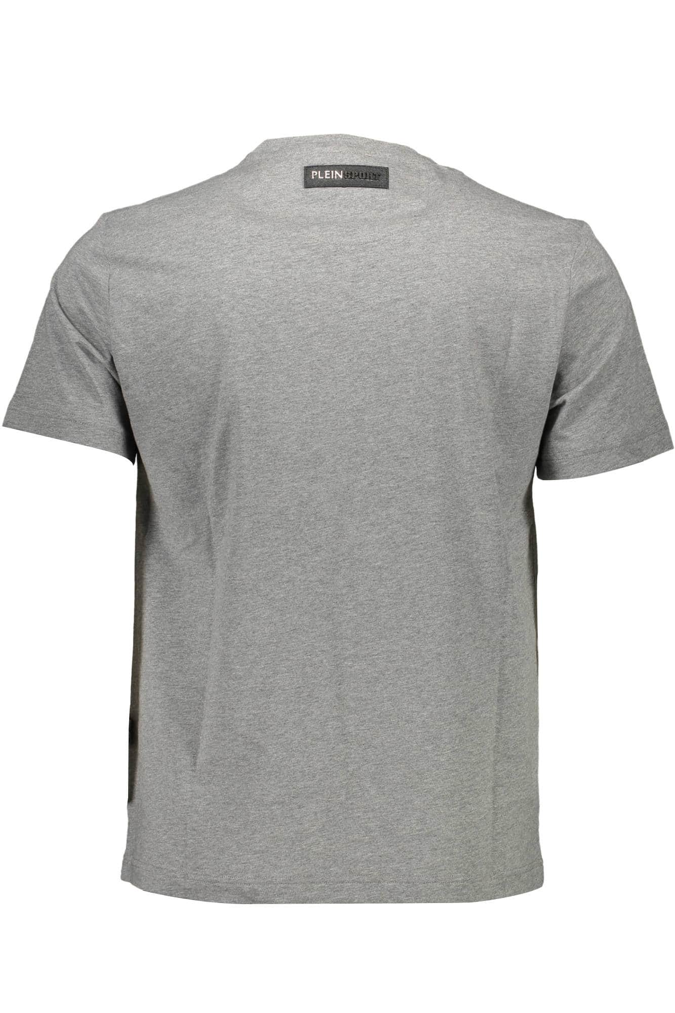 Plein Sport manga corta t-camisa hombre gris