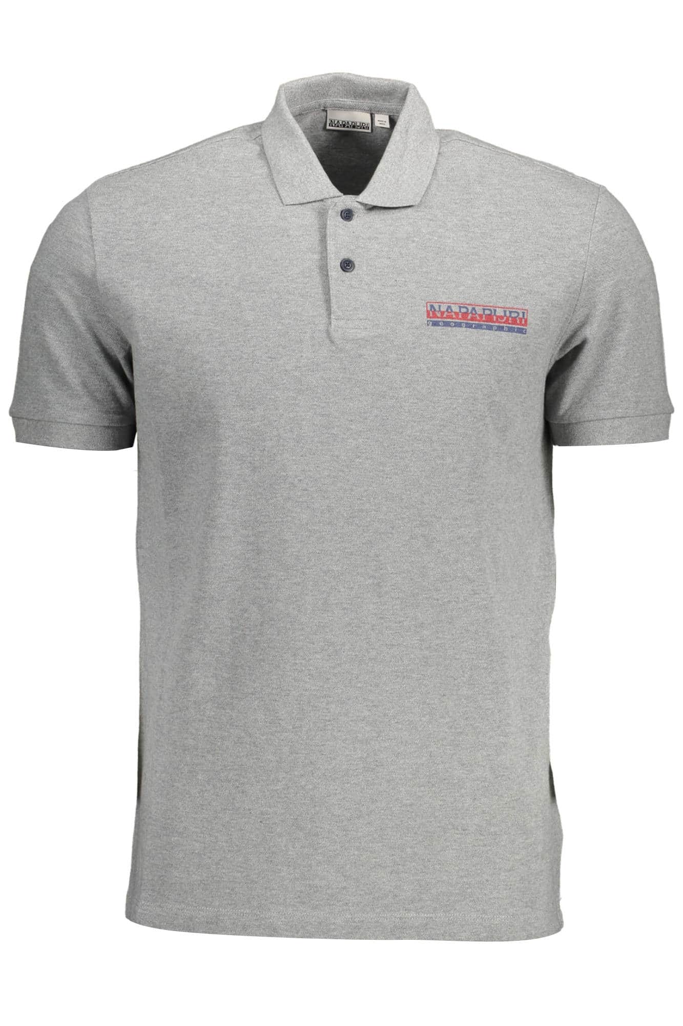 Napapijri polo manga corta hombre gris