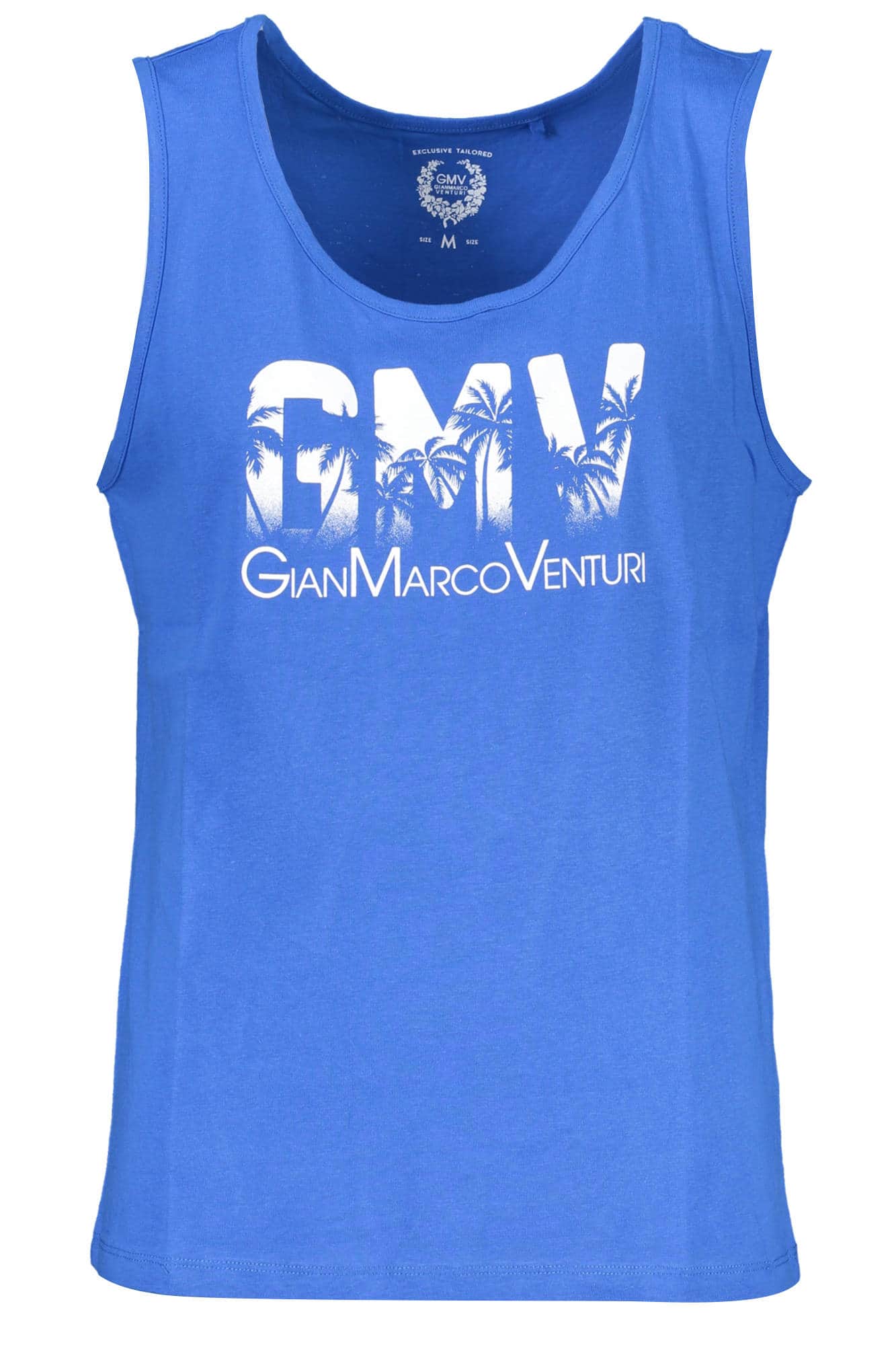 Gian Marco Venturi hombre azul camiseta de tirantes