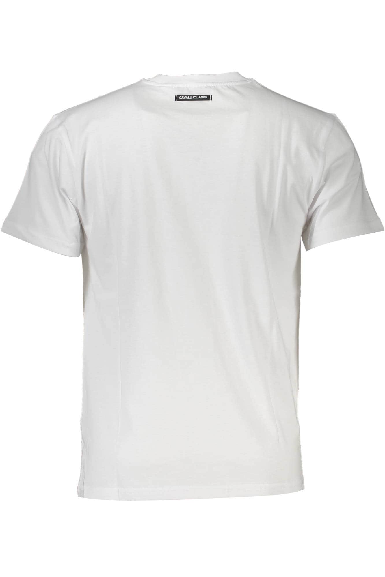 Cavalli Class manga corta t-camisa hombre blanco