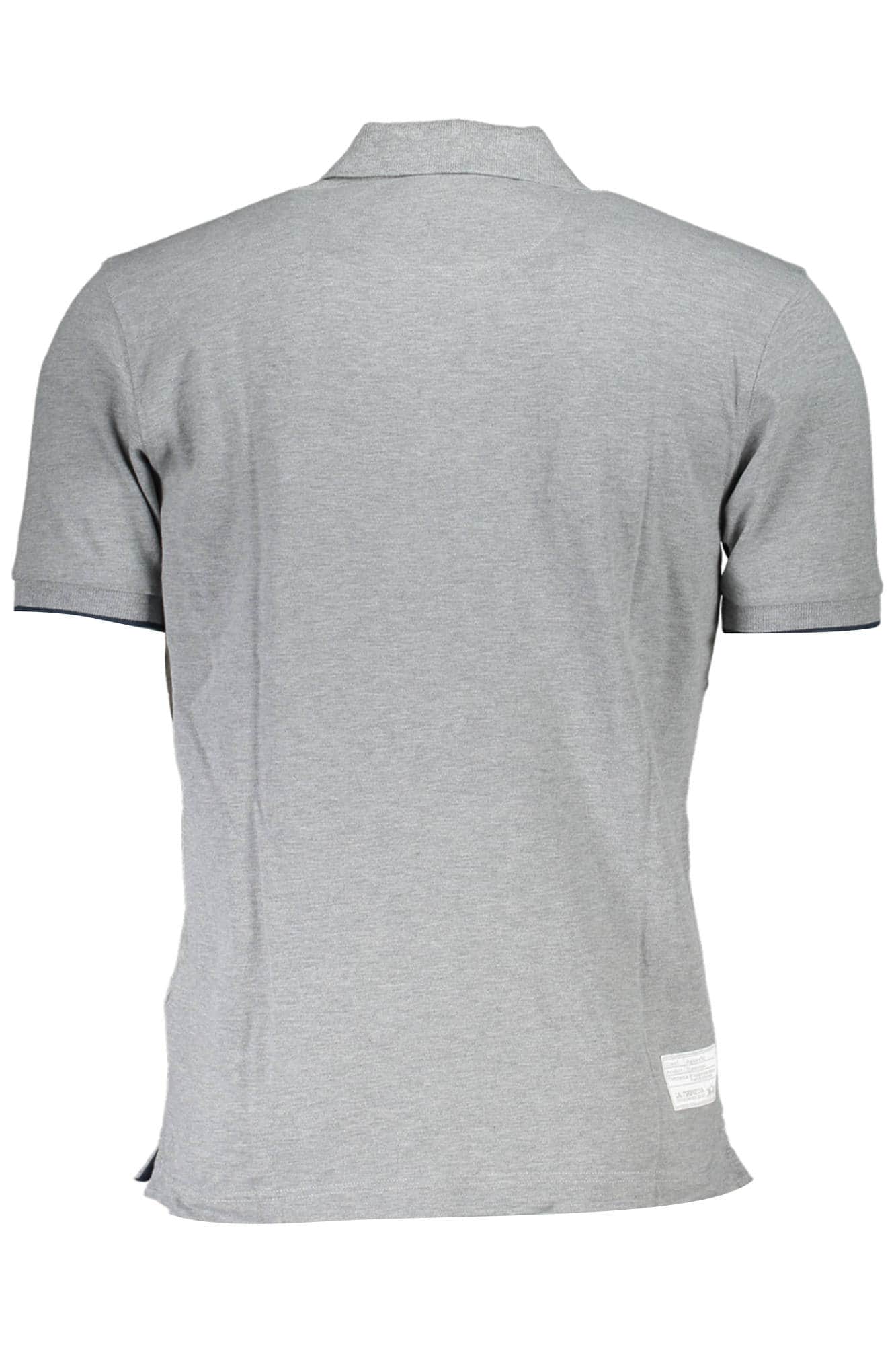 La Martina hombre manga corta polo gris