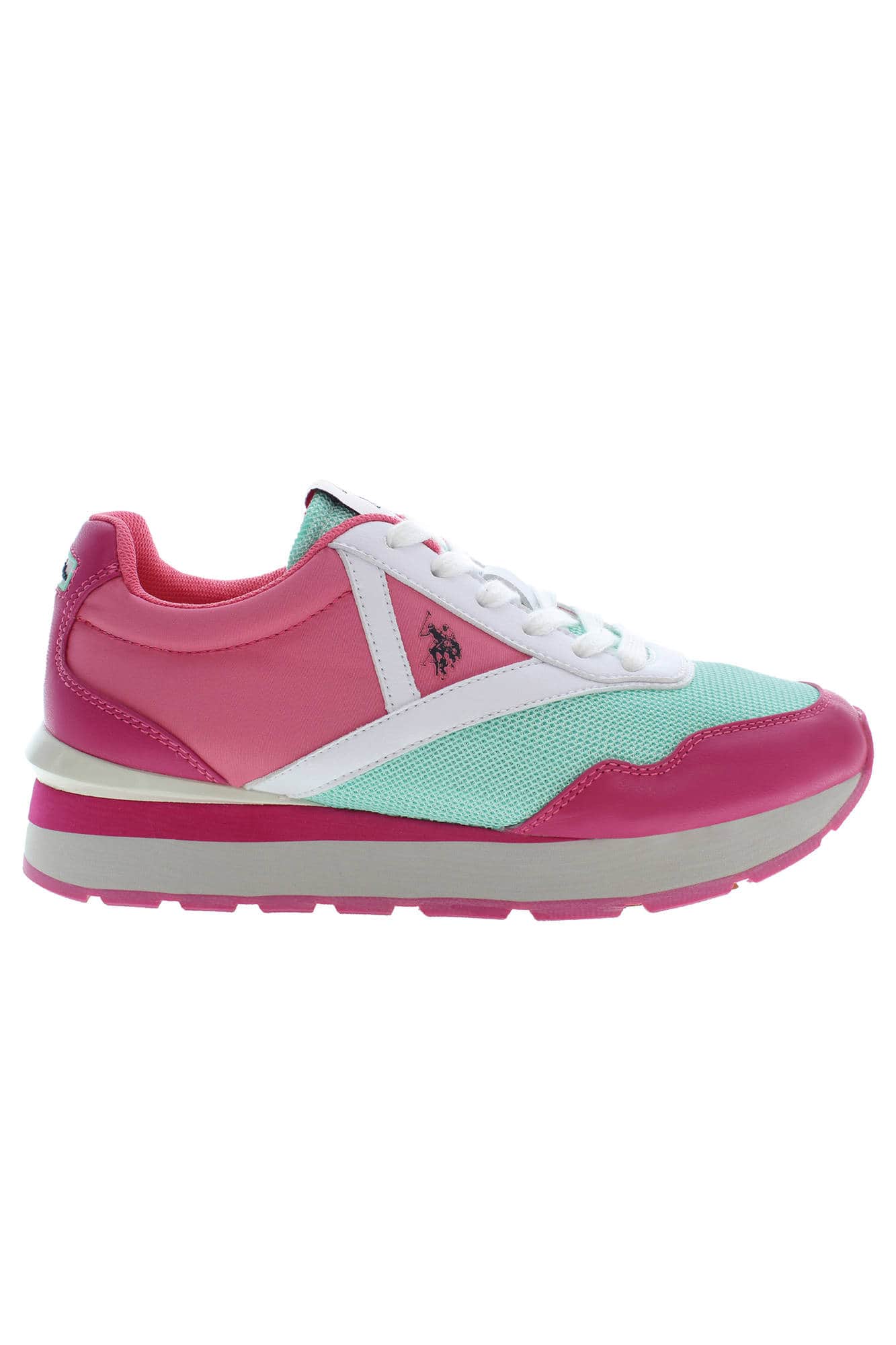US Polo Assn. mujer rosa zapatillas deportivas