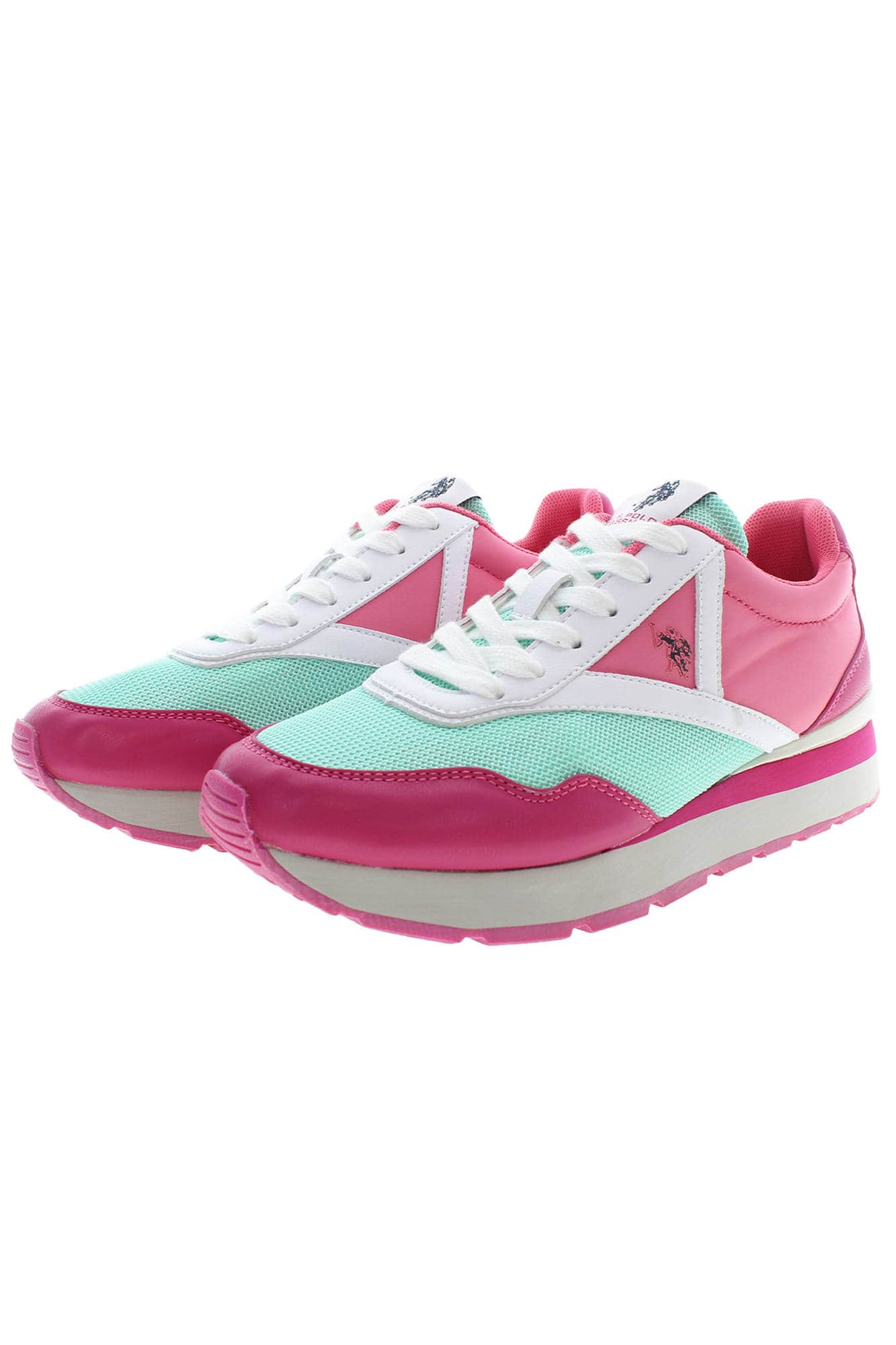 US Polo Assn. mujer rosa zapatillas deportivas