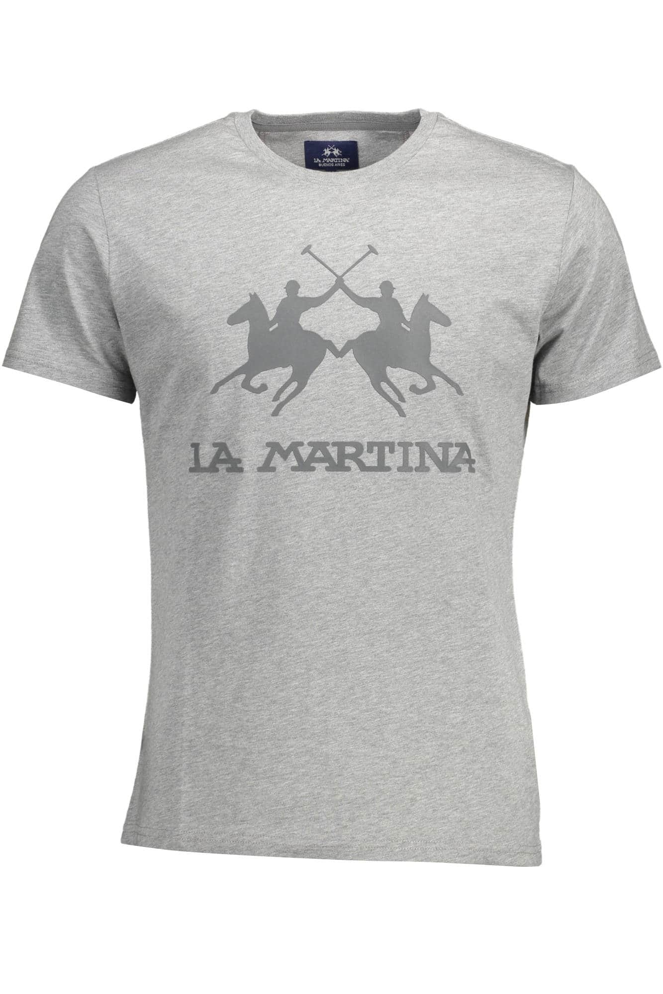 La Martina manga corta t-camisa hombre gris