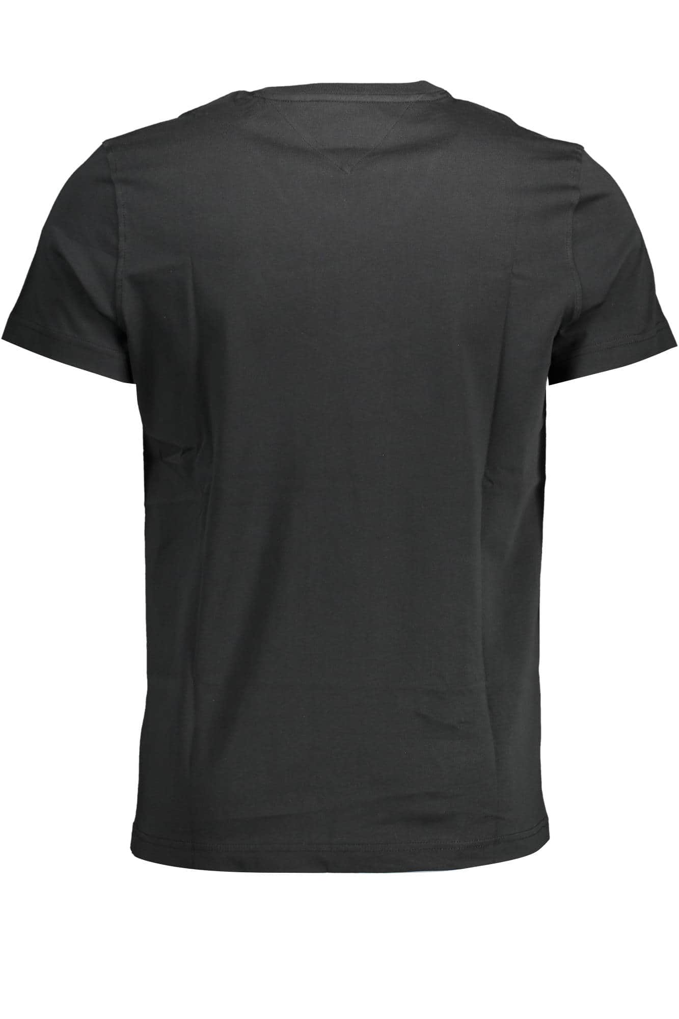 Tommy Hilfiger manga corta t-camisa hombre negro