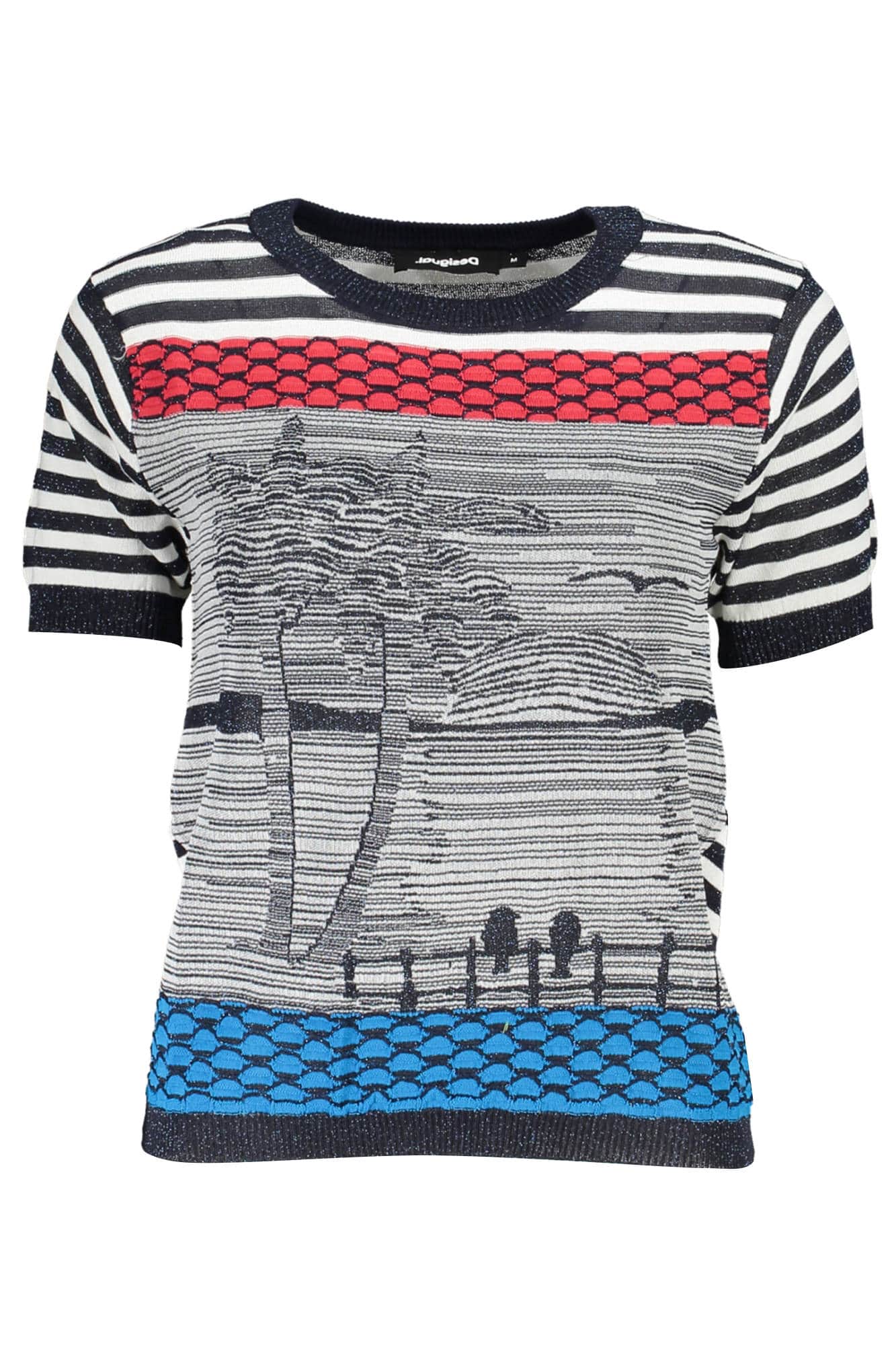 Desigual mujer azul jersey