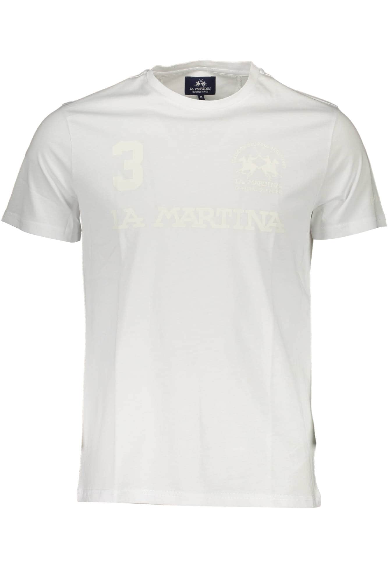 La Martina hombre manga corta t-camisa blanco