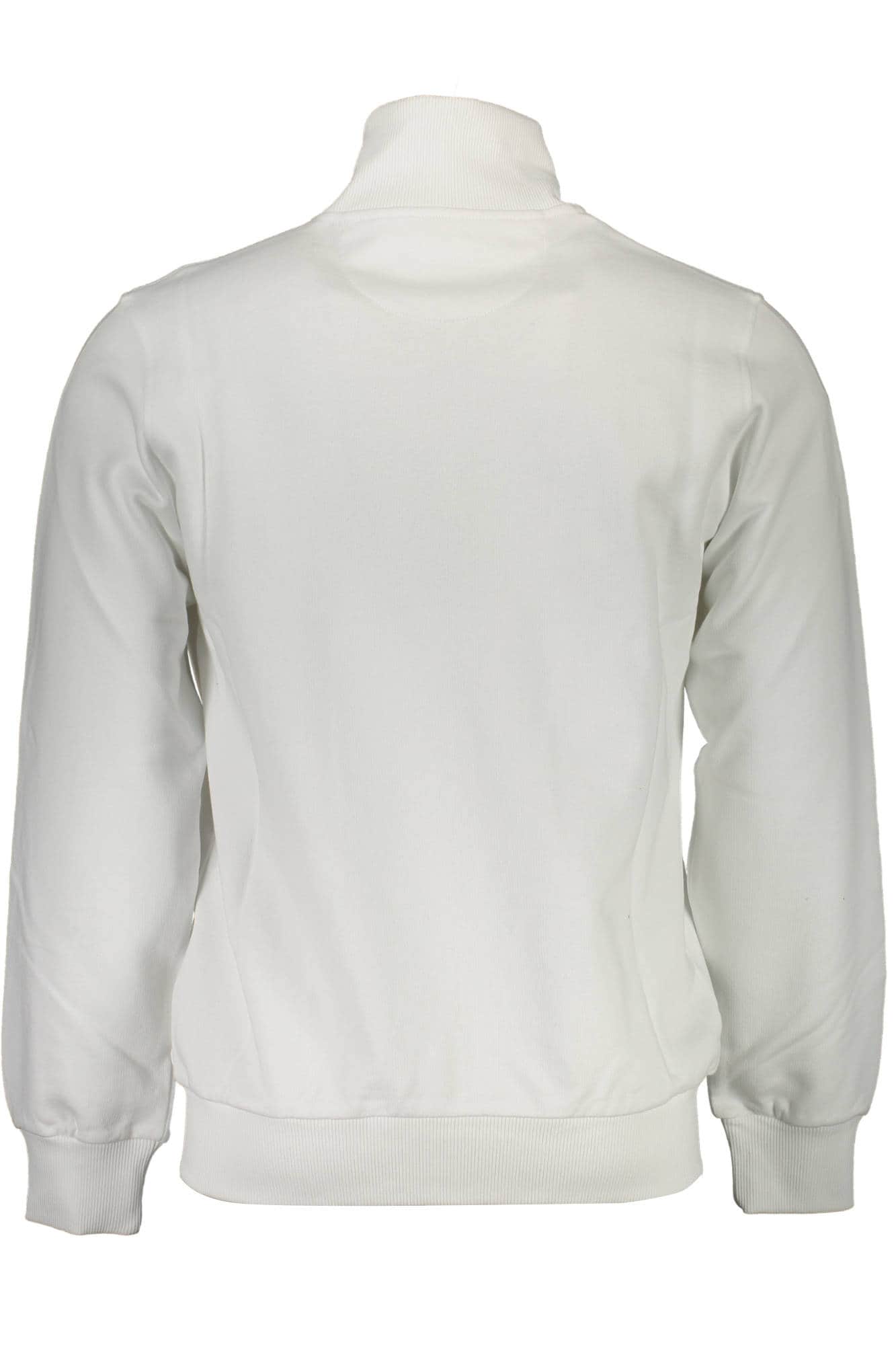 La Martina hombre blanco con cremallera sudadera
