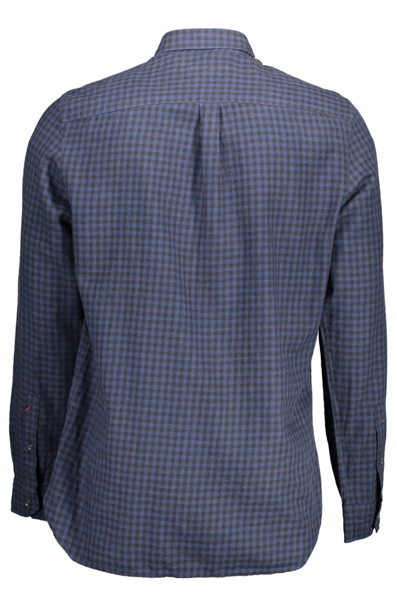US Polo Assn. hombre azul manga larga camisa