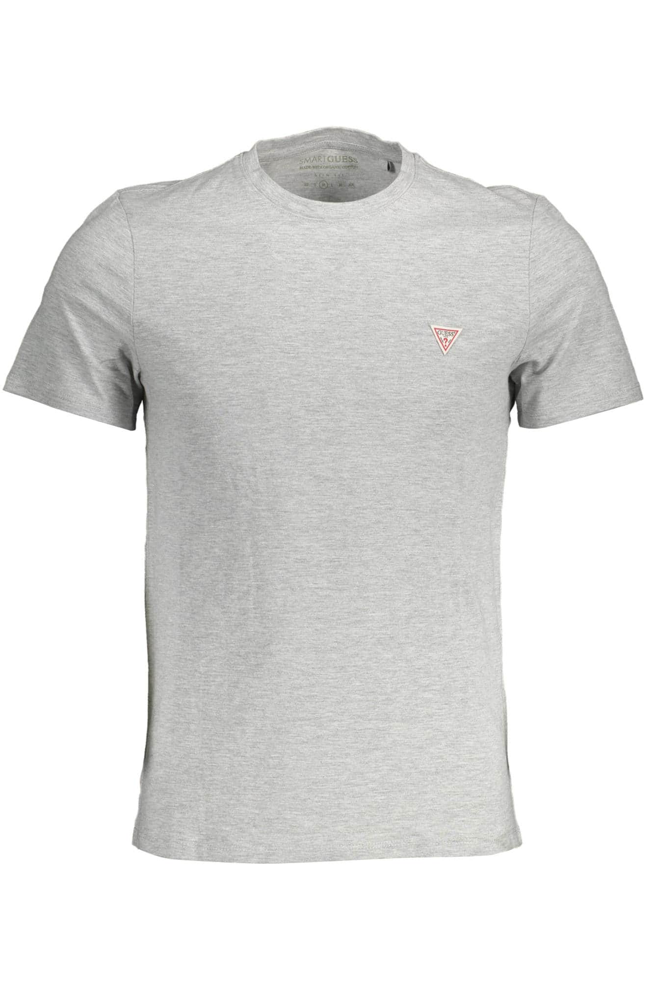 Guess vaqueros manga corta t-camisa hombre gris