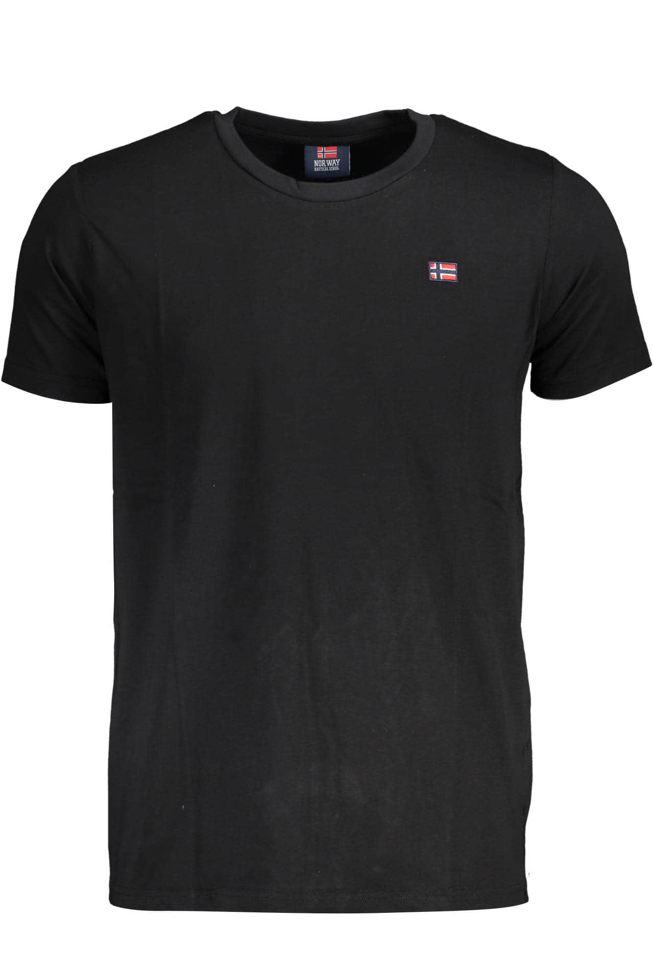 Norway 1963 hombre manga corta t-camisa negro