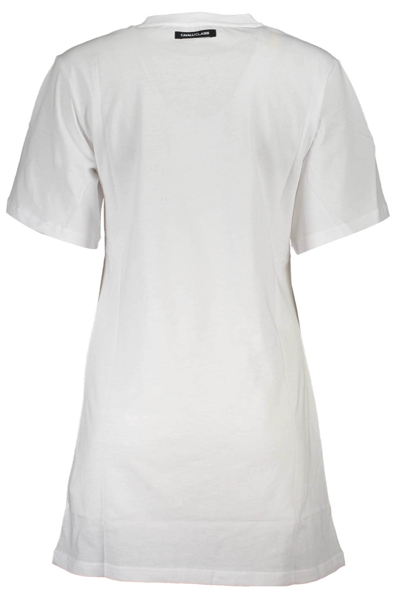 Cavalli Class manga corta t-camisa mujer blanco
