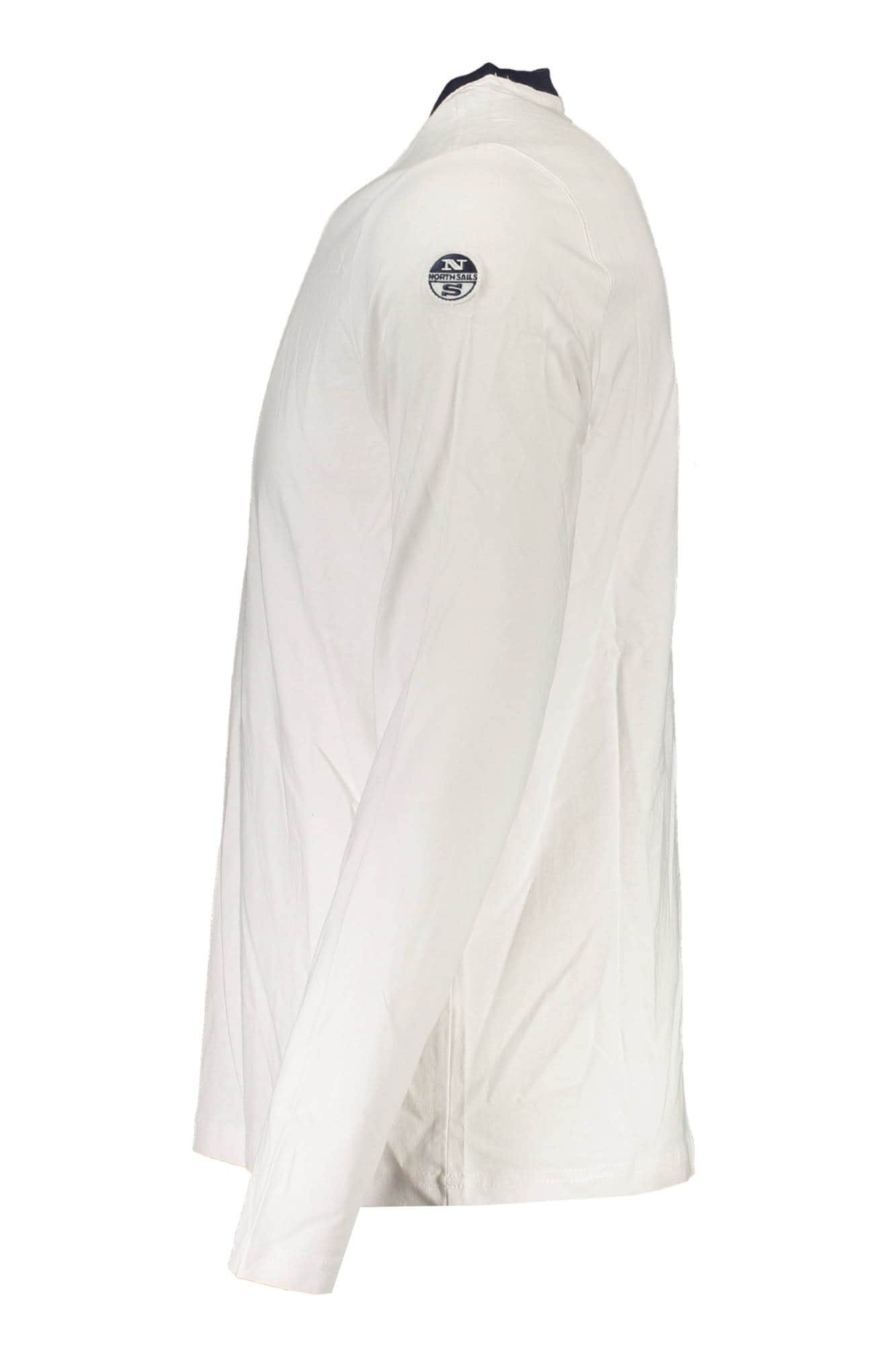 North Sails manga larga t-camisa hombre blanco