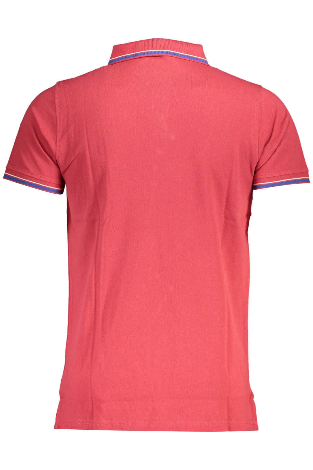 Norway 1963 hombre manga corta polo rojo
