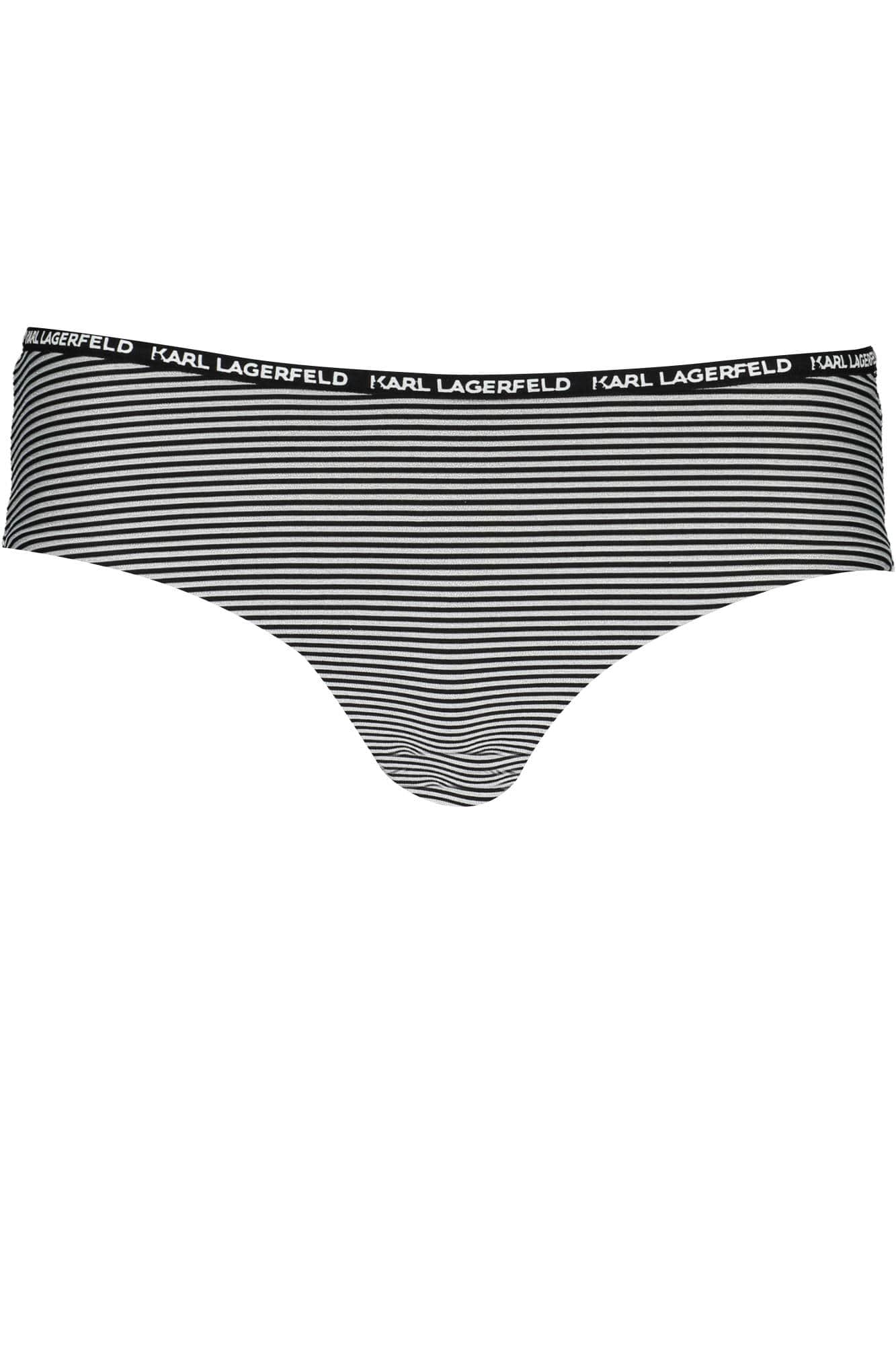 Karl Lagerfeld ropa de baño braguita de bikini mujer negro