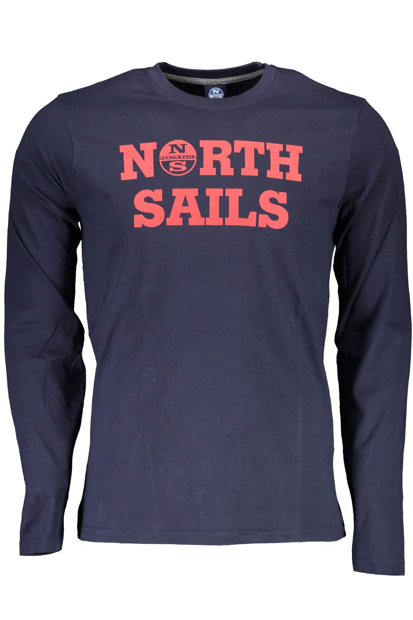 North Sails manga larga t-camisa hombre azul