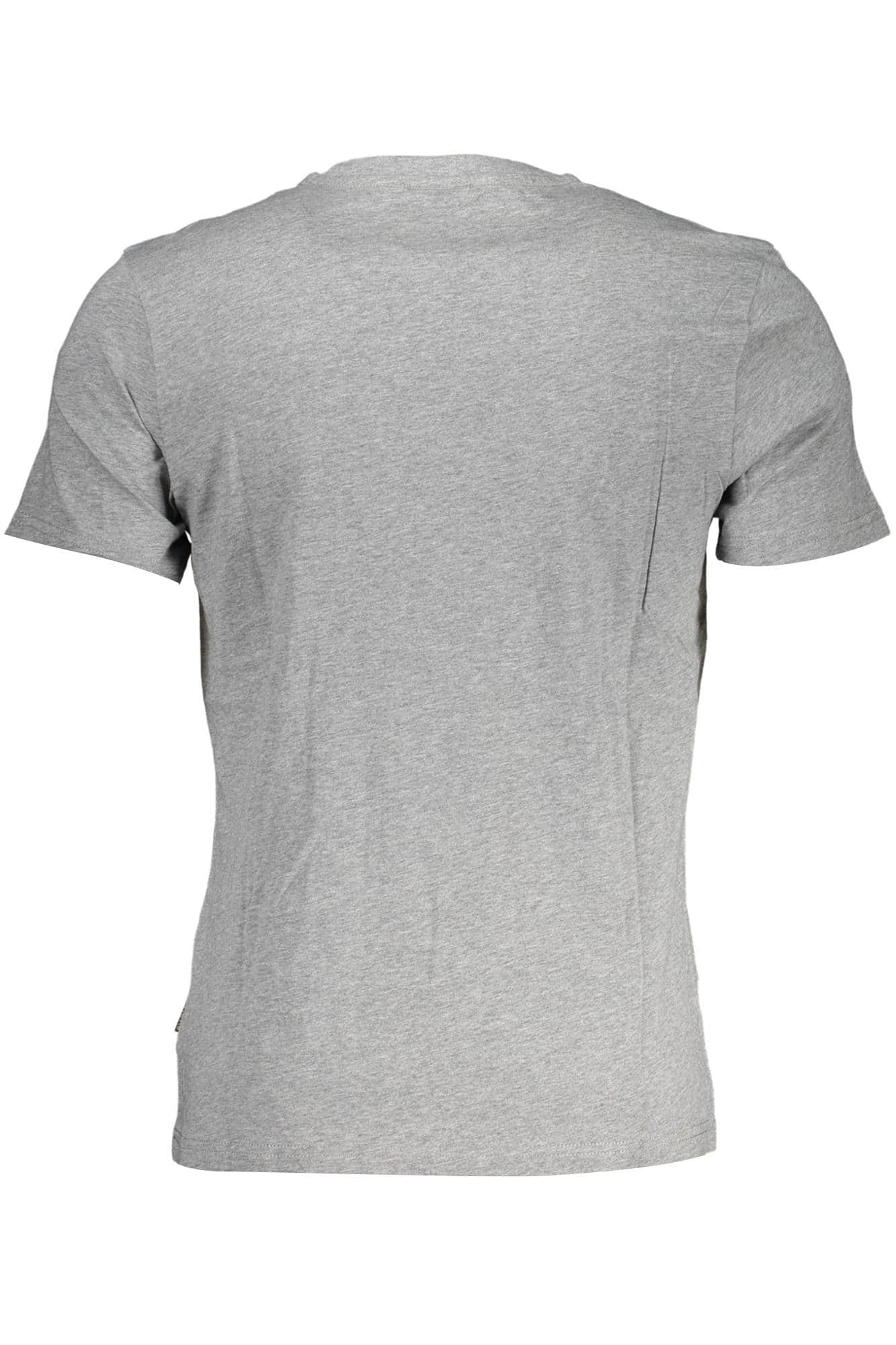 Napapijri manga corta t-camisa hombre gris