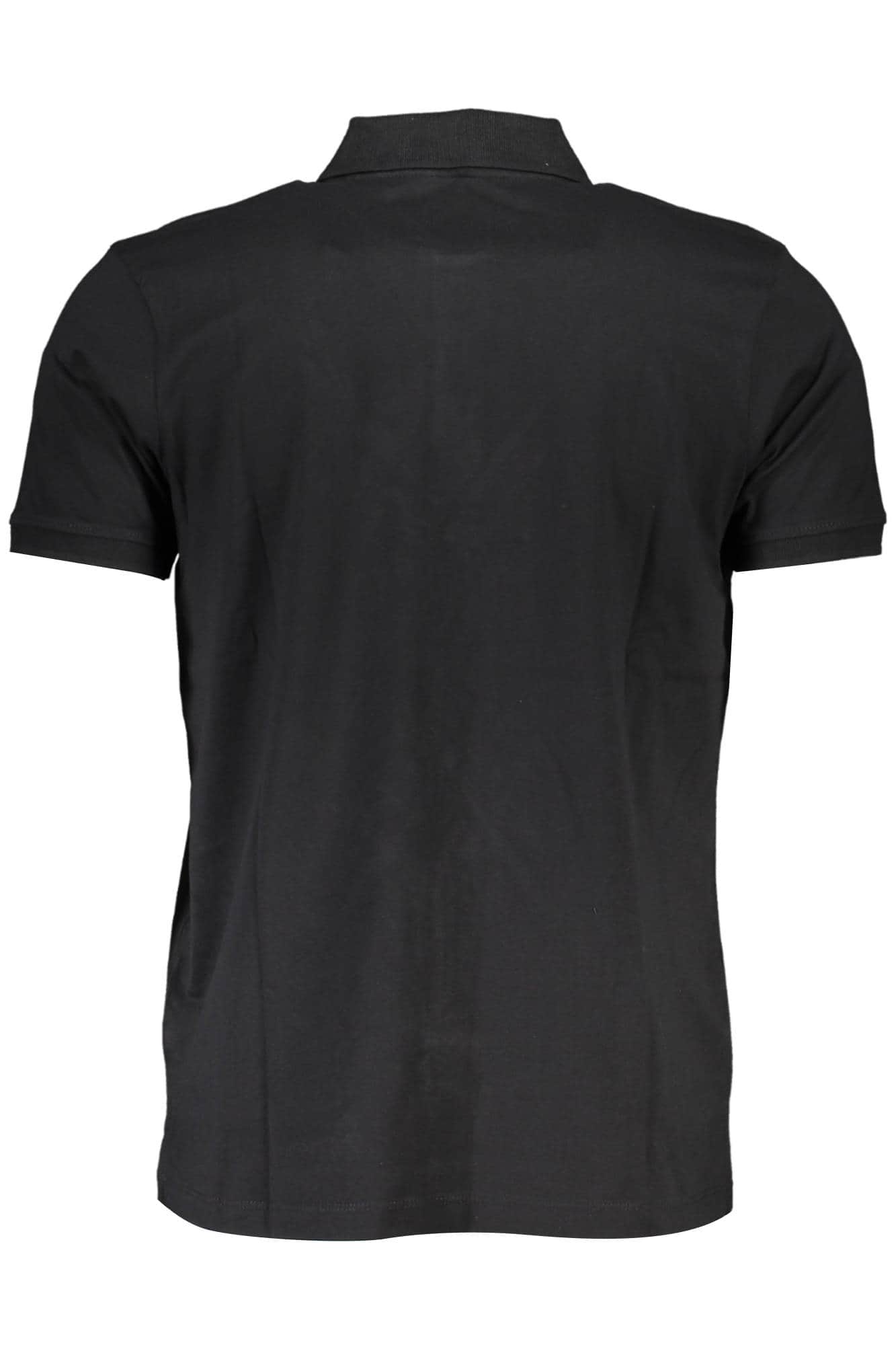 Gian Marco Venturi hombre manga corta polo negro
