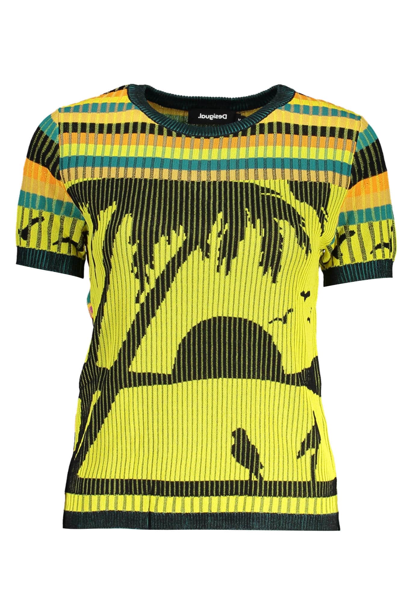 Desigual mujer amarillo jersey