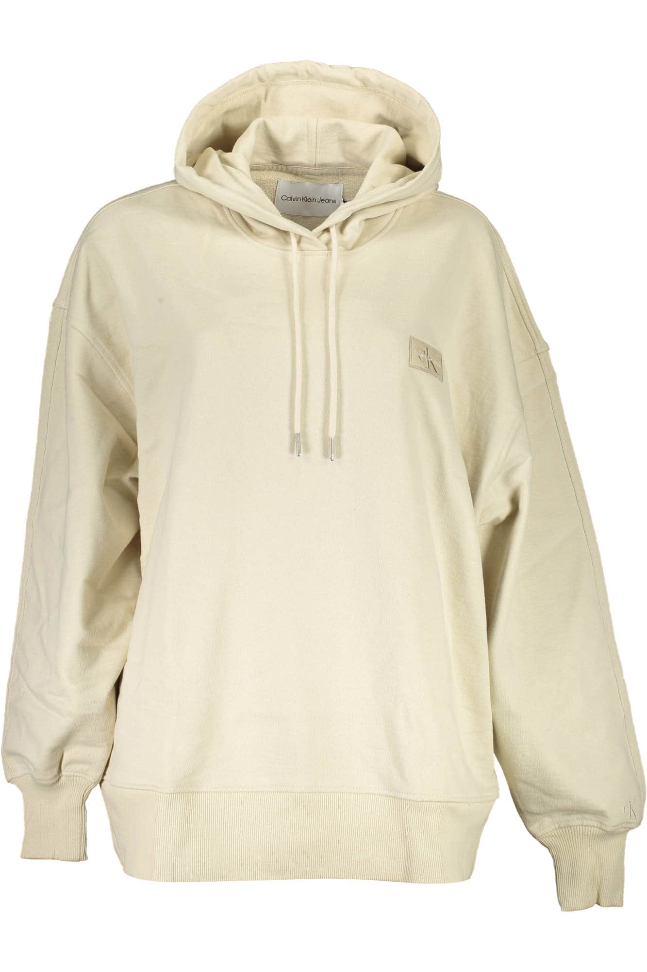 Calvin Klein sudadera sin cremallera mujer beige