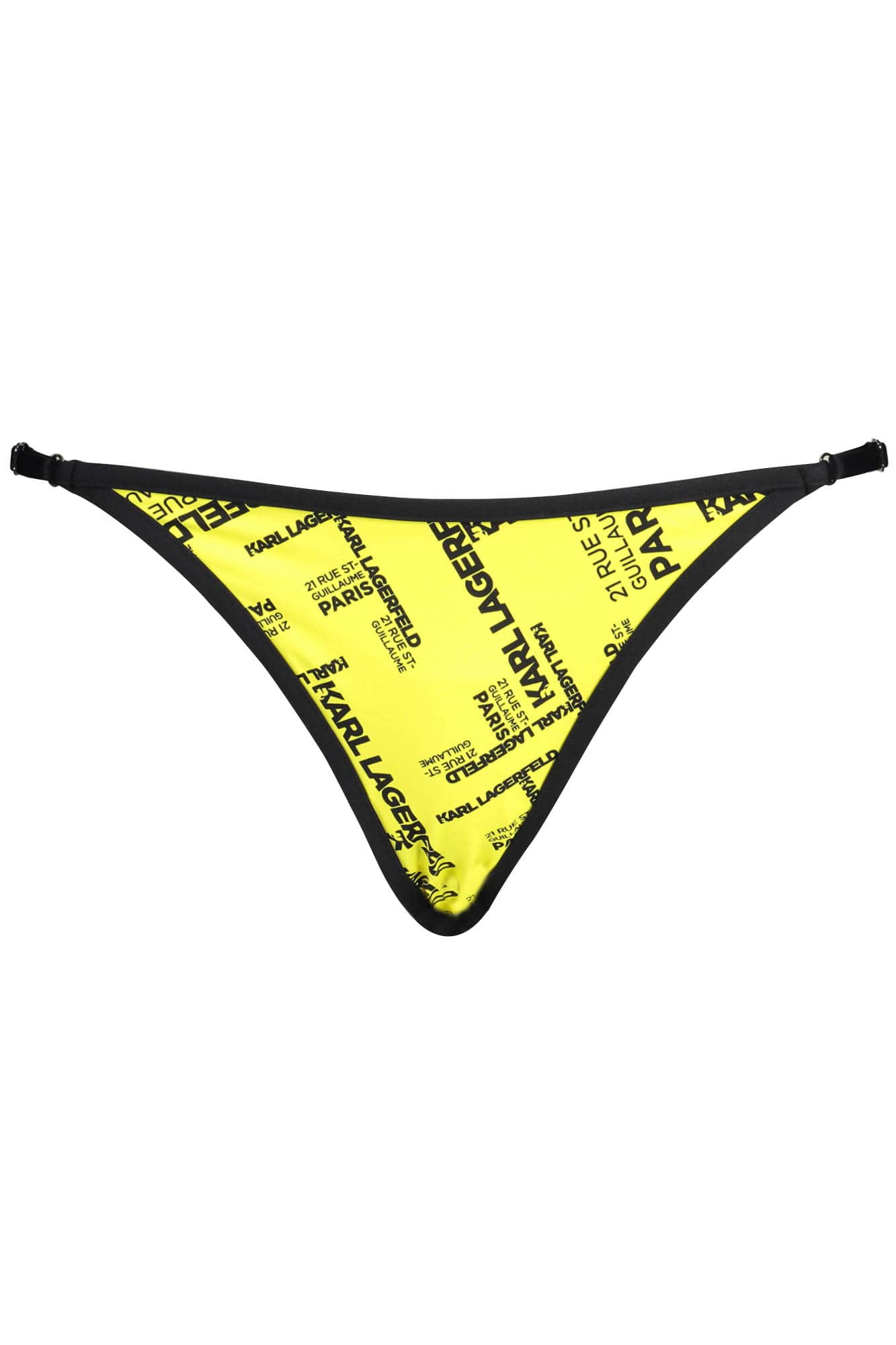 Karl Lagerfeld ropa de baño braguita de bikini mujer amarillo