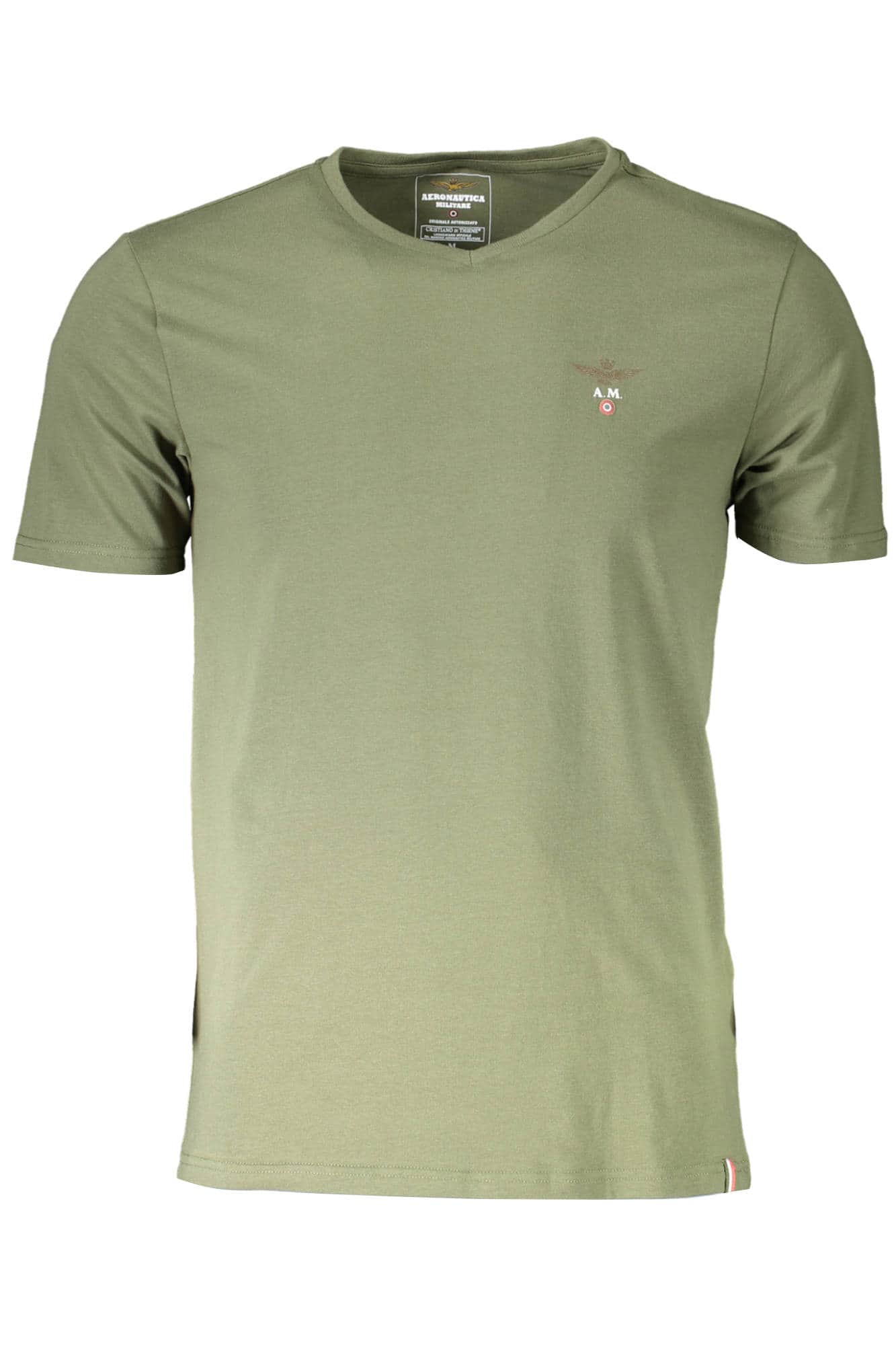 Aeronautica Militare verde hombre outdoor t-camisa