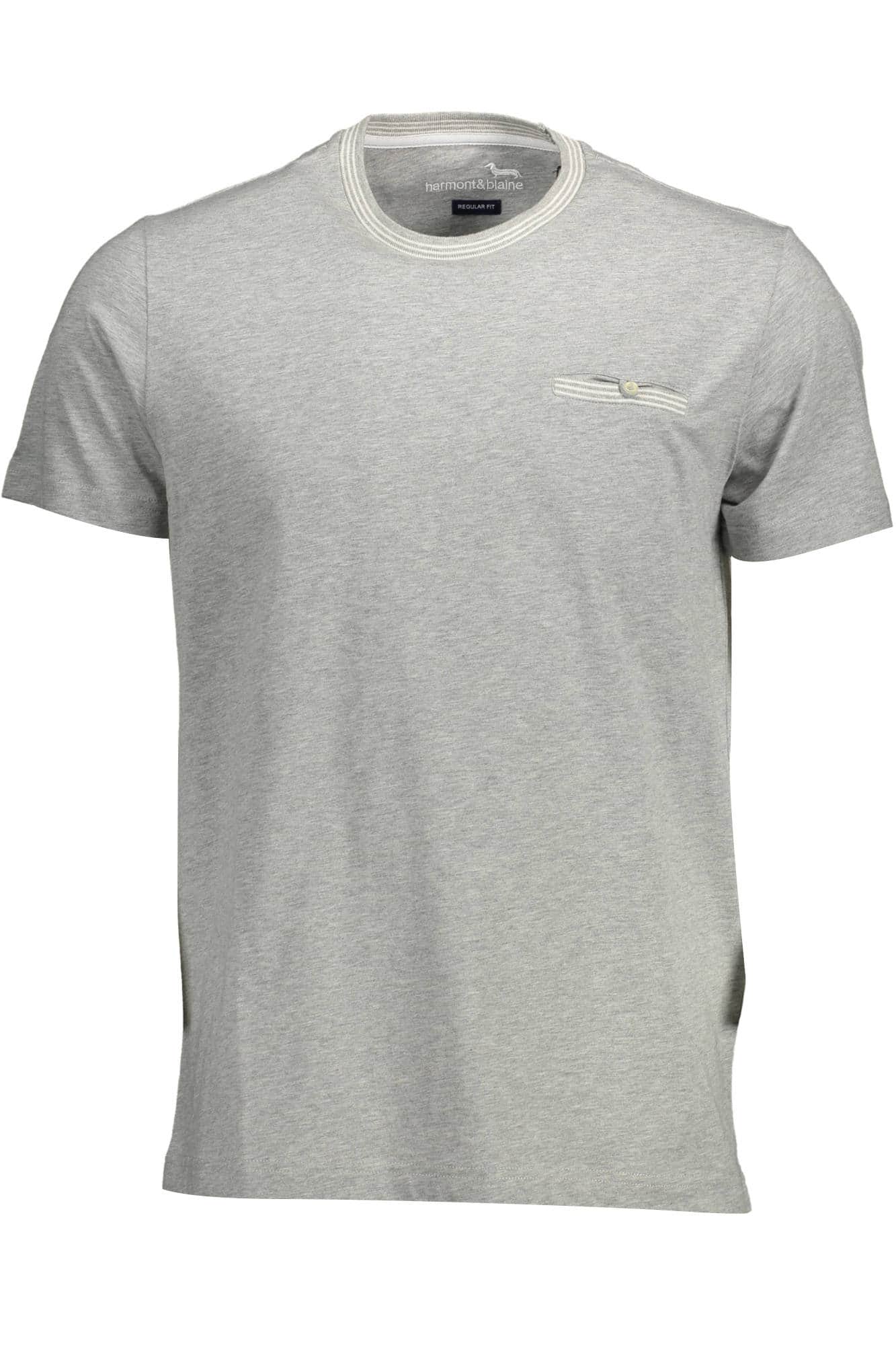 Harmont & Blaine hombre manga corta t-camisa gris