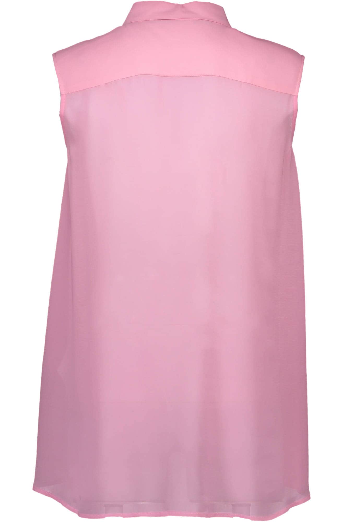 Love Moschino sin mangas camisa mujer rosa