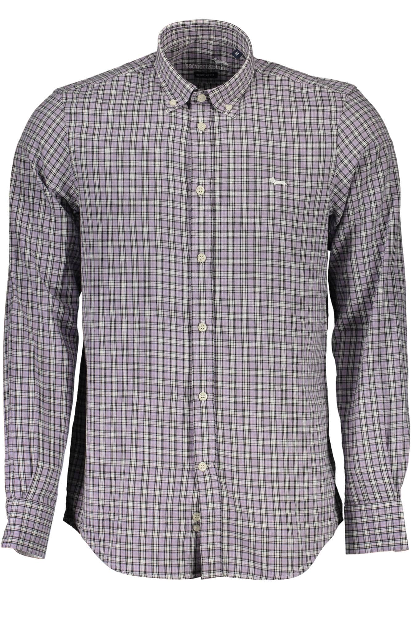 Harmont & Blaine manga larga camisa hombre morado
