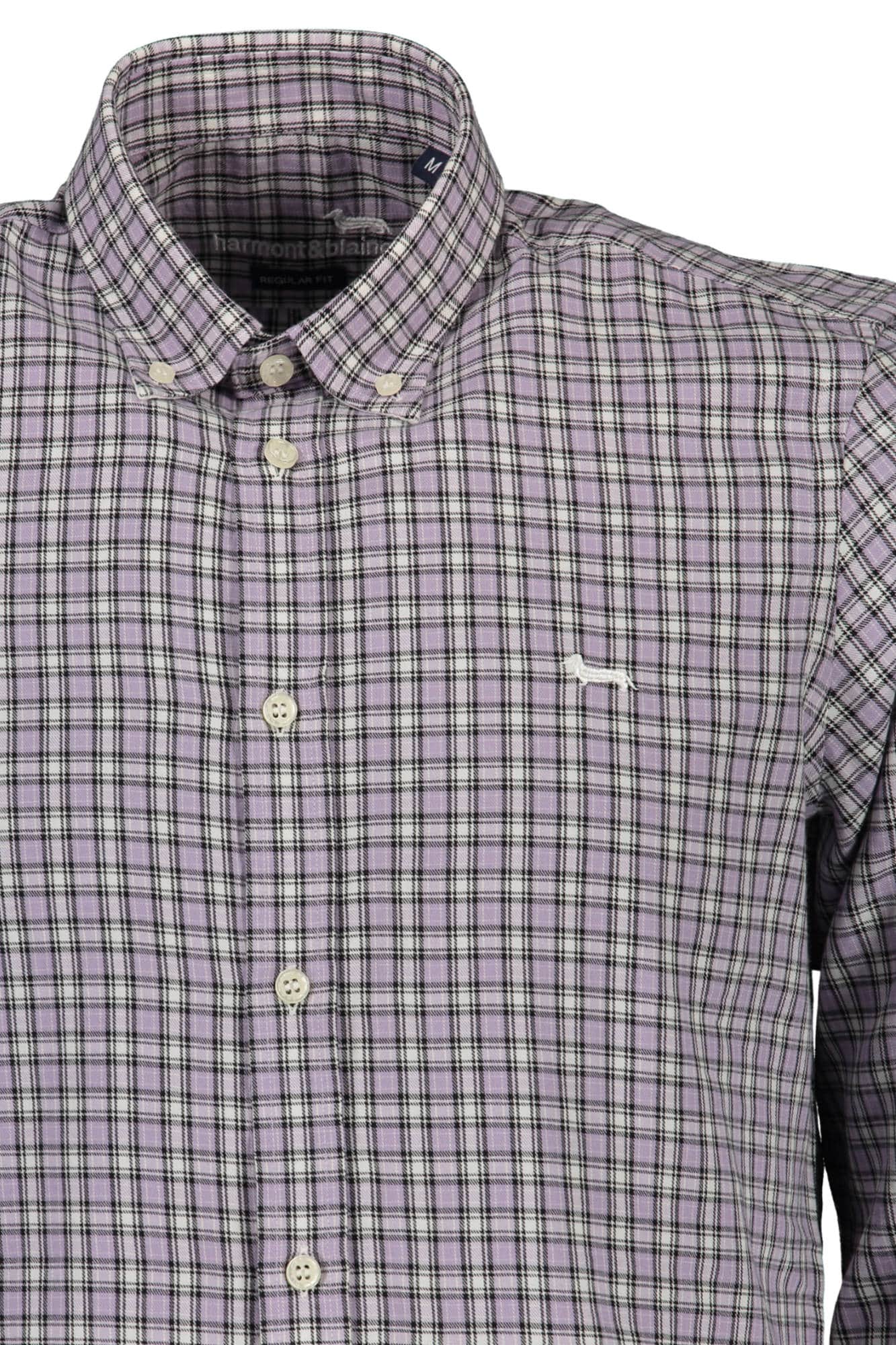 Harmont & Blaine manga larga camisa hombre morado