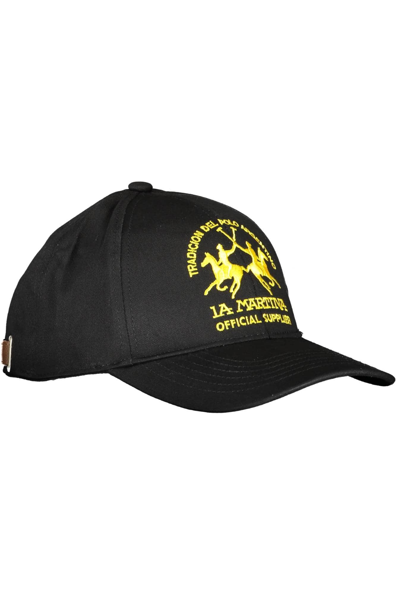 La Martina negro hombre sombrero