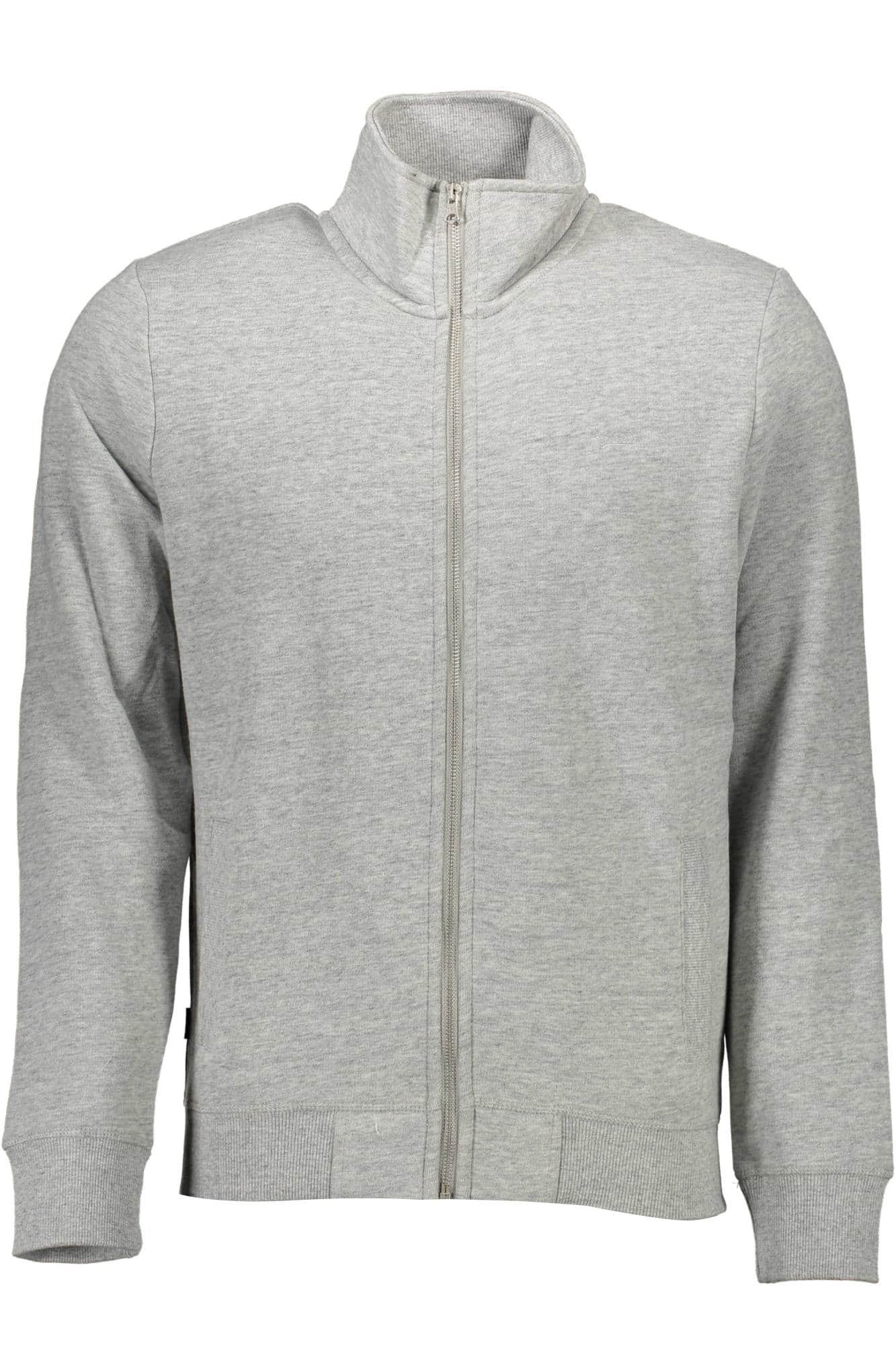 Superdry hombre con cremallera sudadera gris