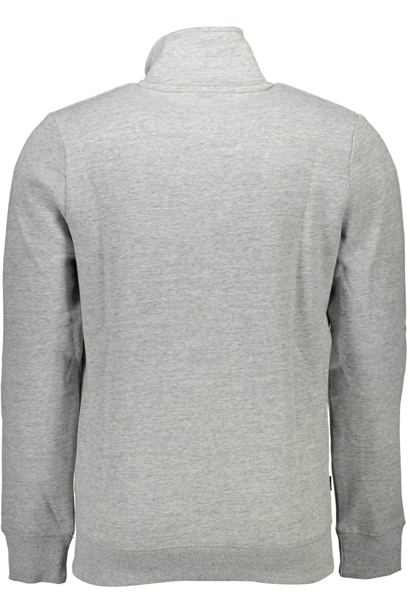 Superdry hombre con cremallera sudadera gris