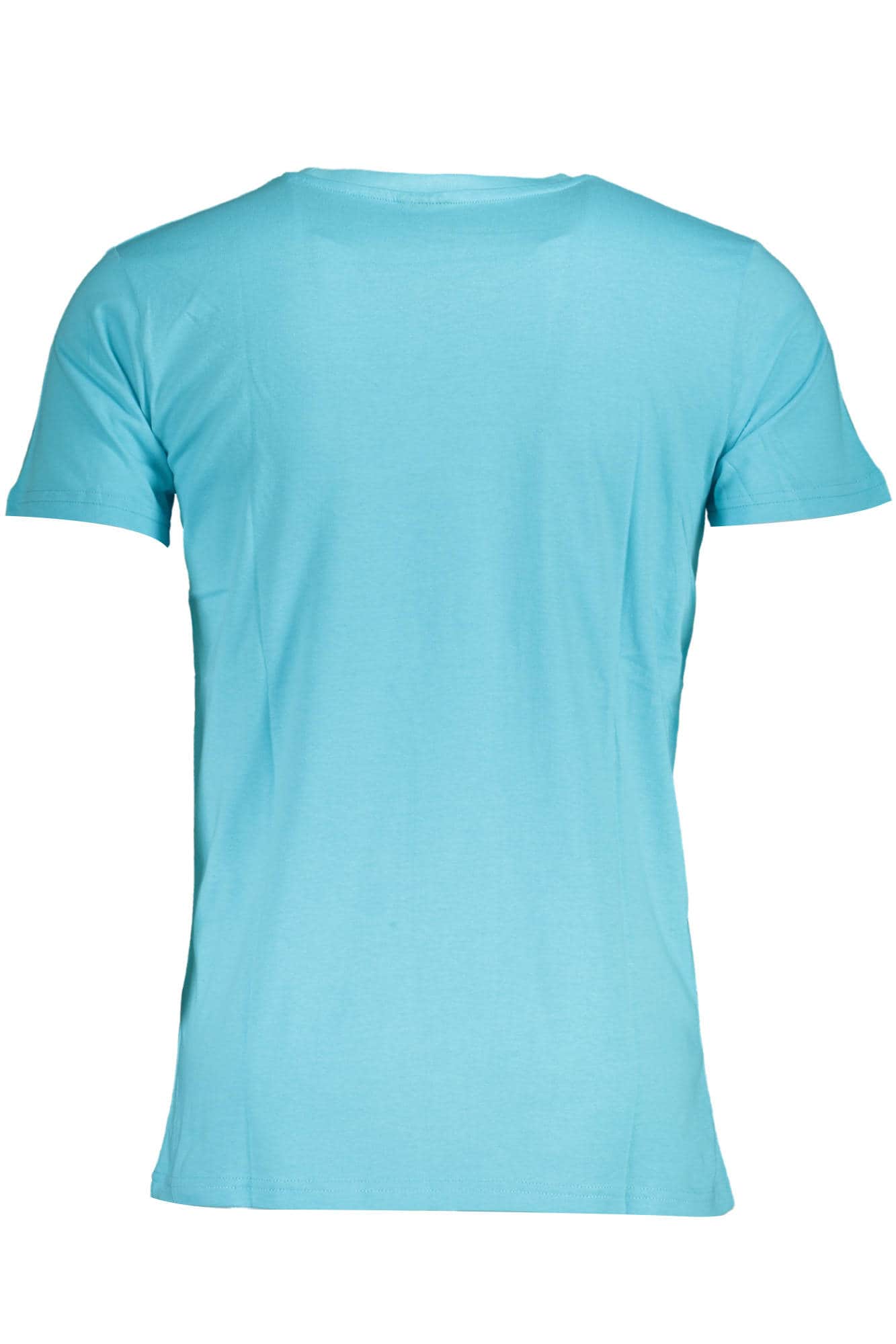 Norway 1963 hombre manga corta t-camisa azul