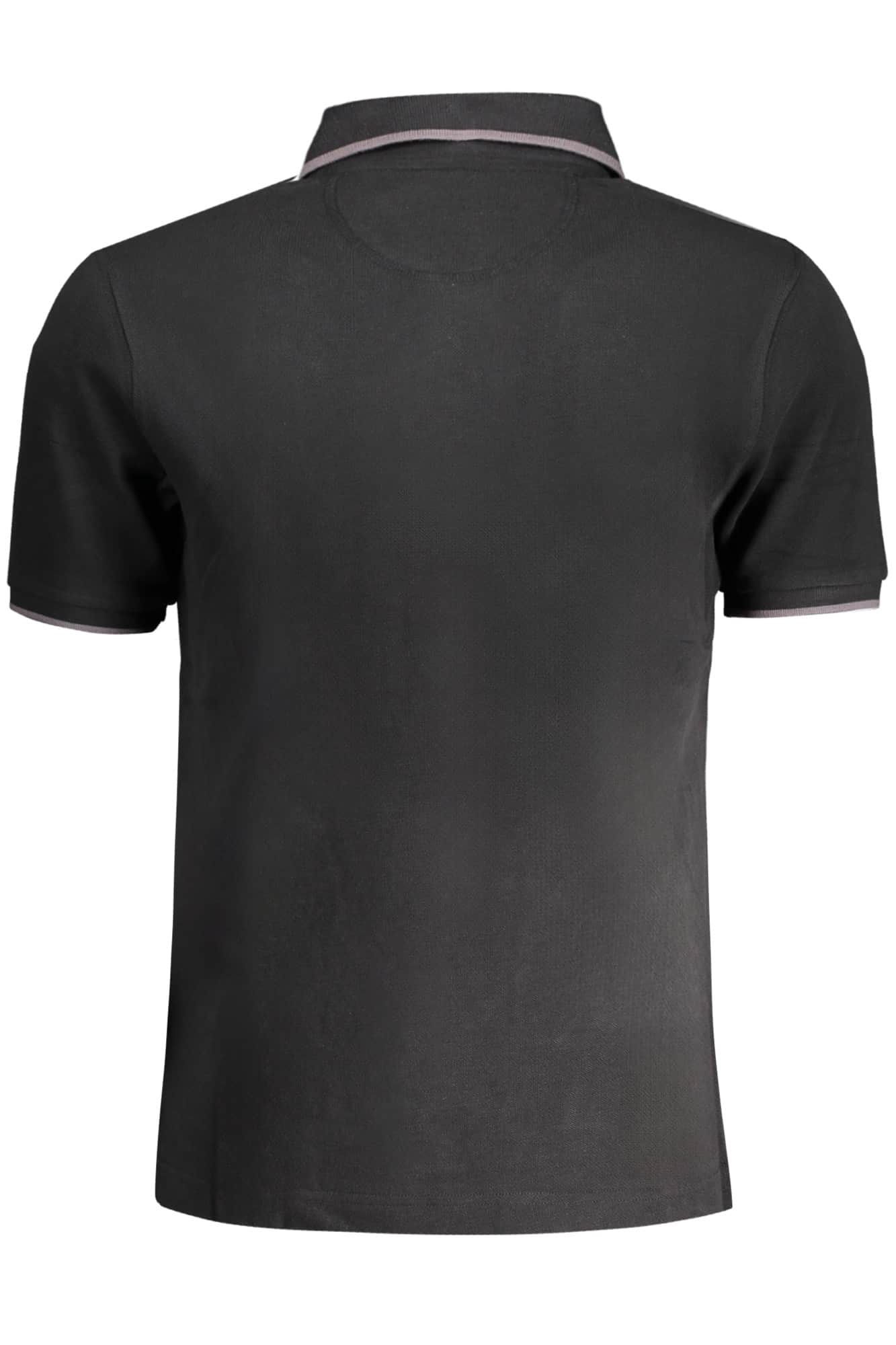 La Martina hombre manga corta polo negro