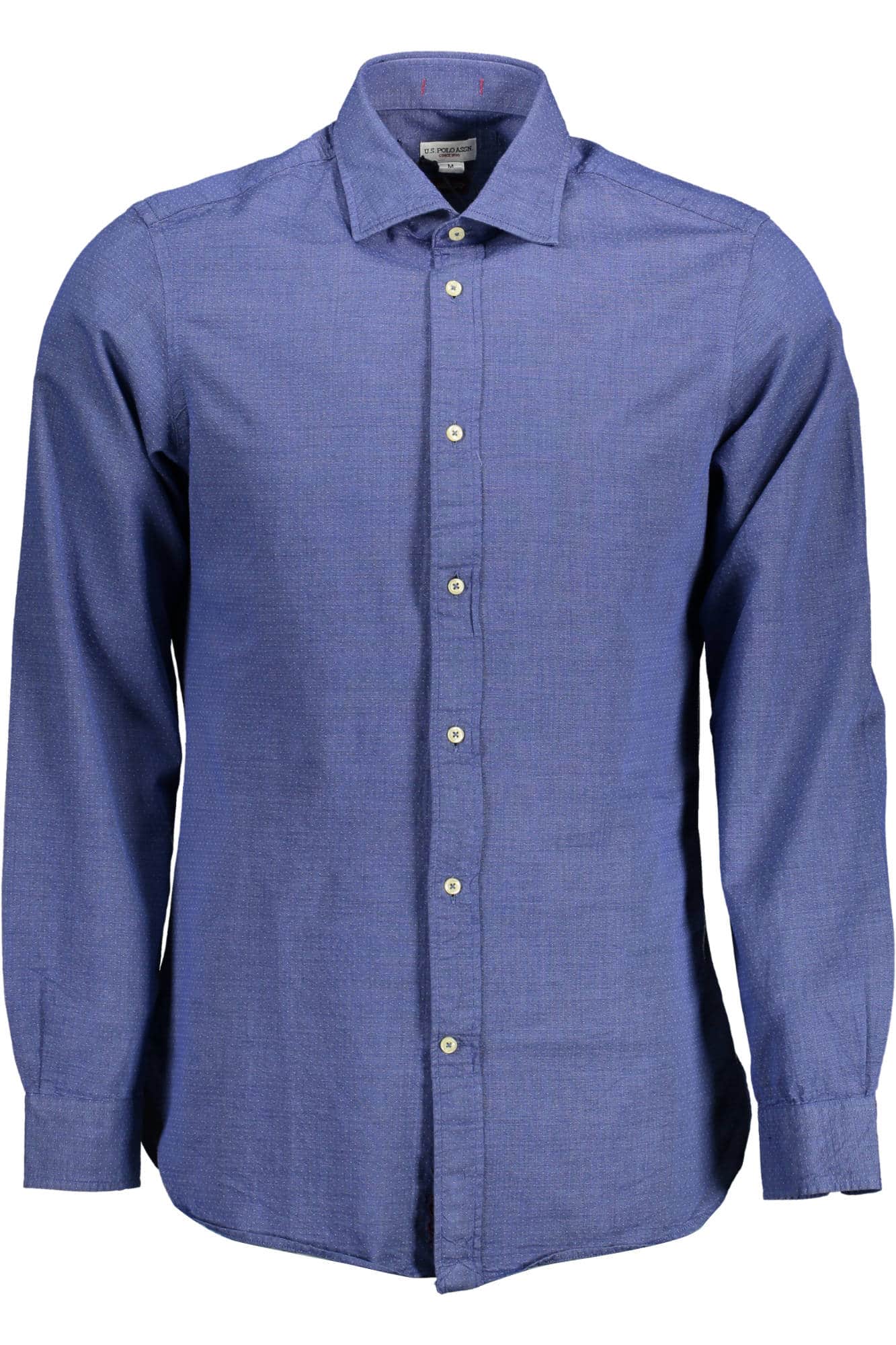 US Polo Assn. hombre azul manga larga camisa