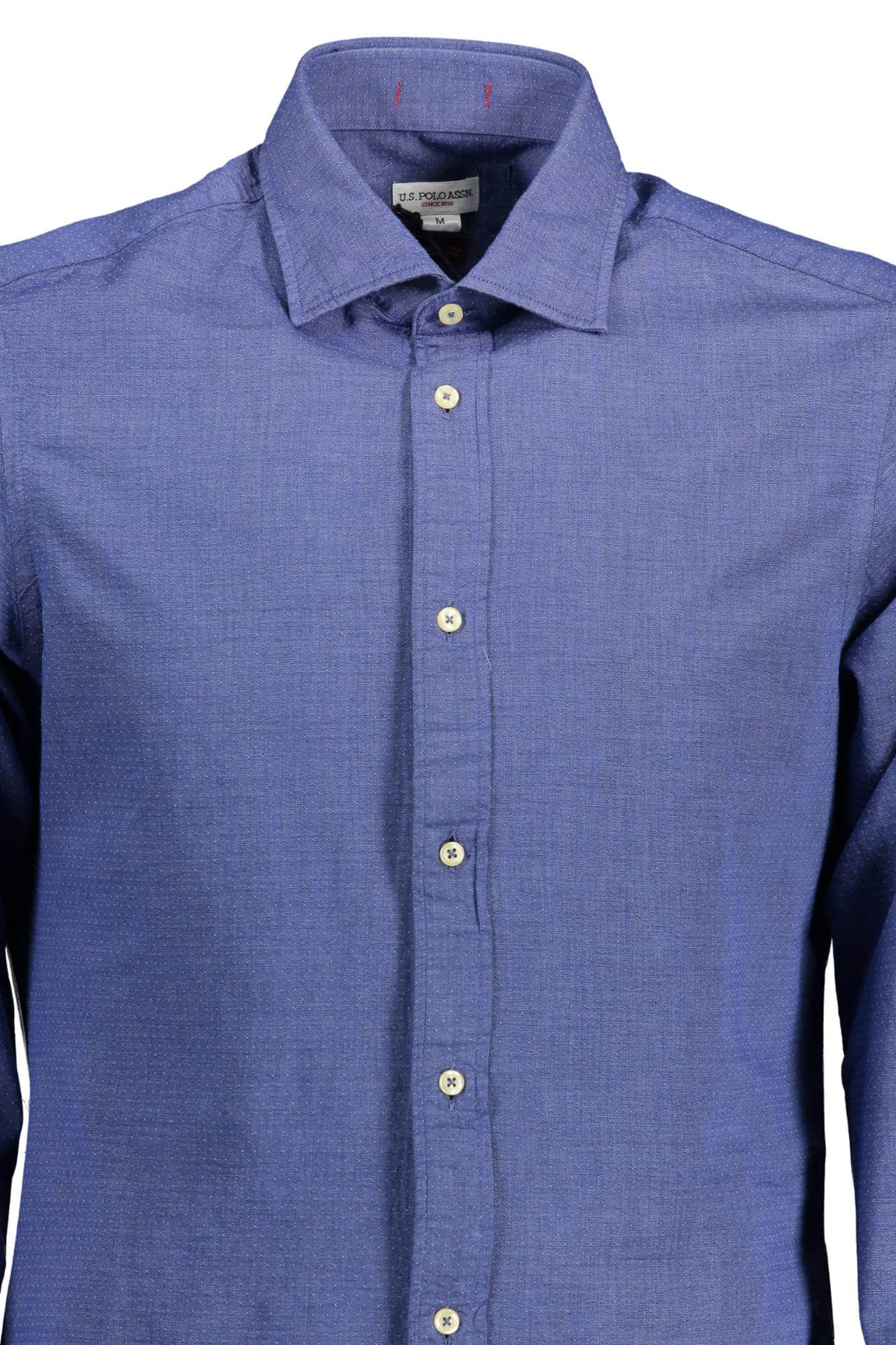 US Polo Assn. hombre azul manga larga camisa