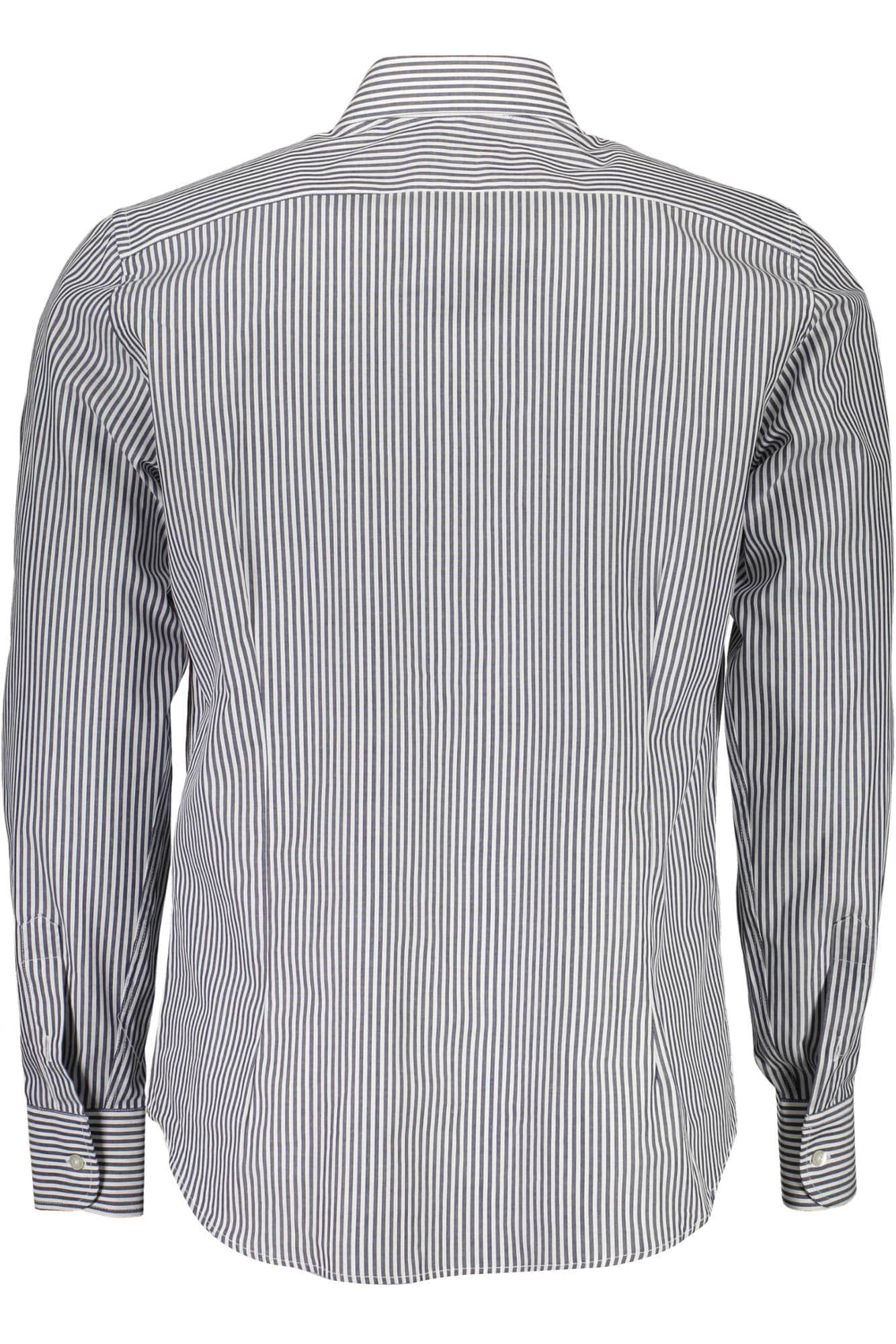 La Martina manga larga camisa hombre azul