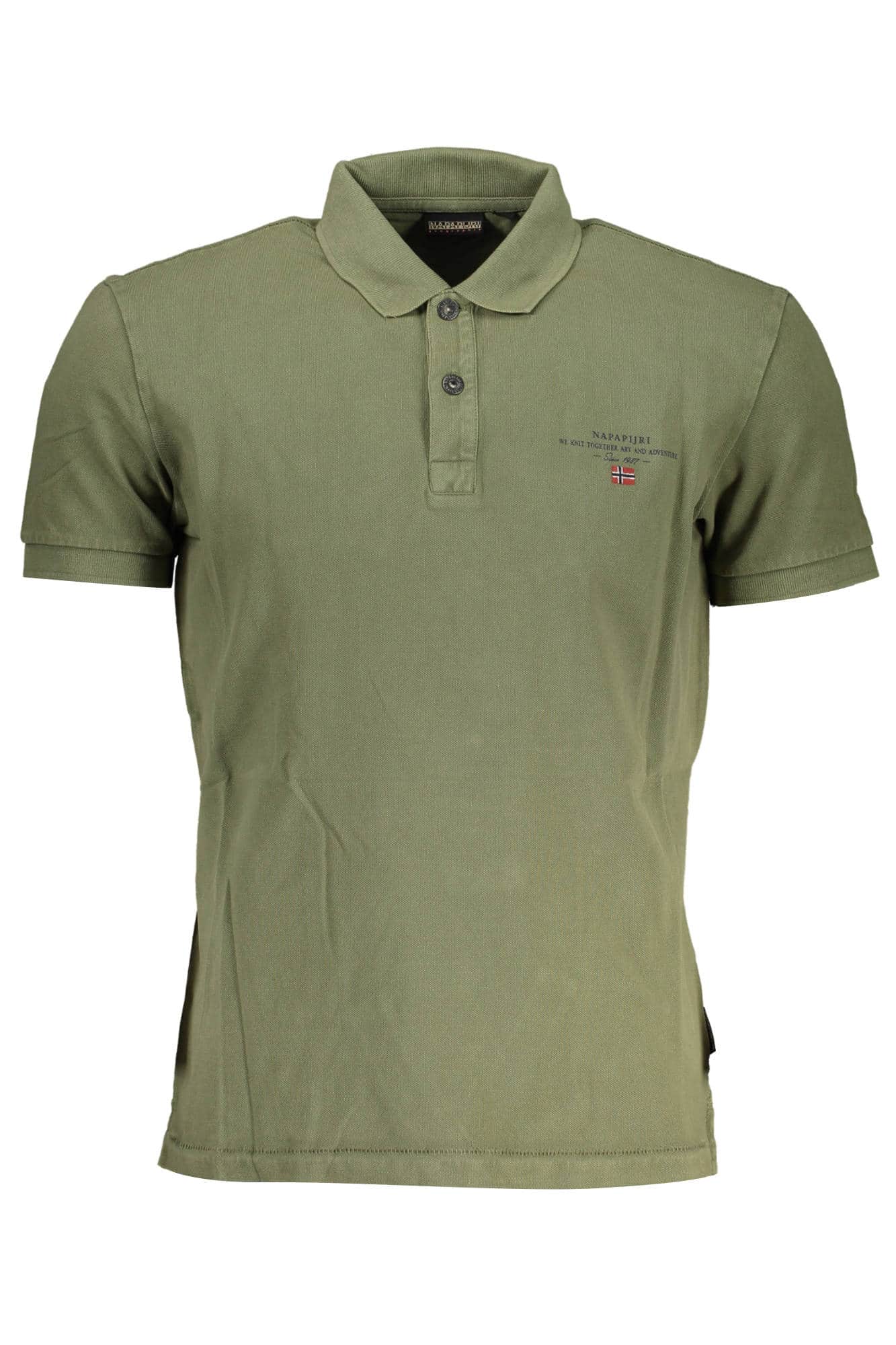 Napapijri polo manga corta hombre verde