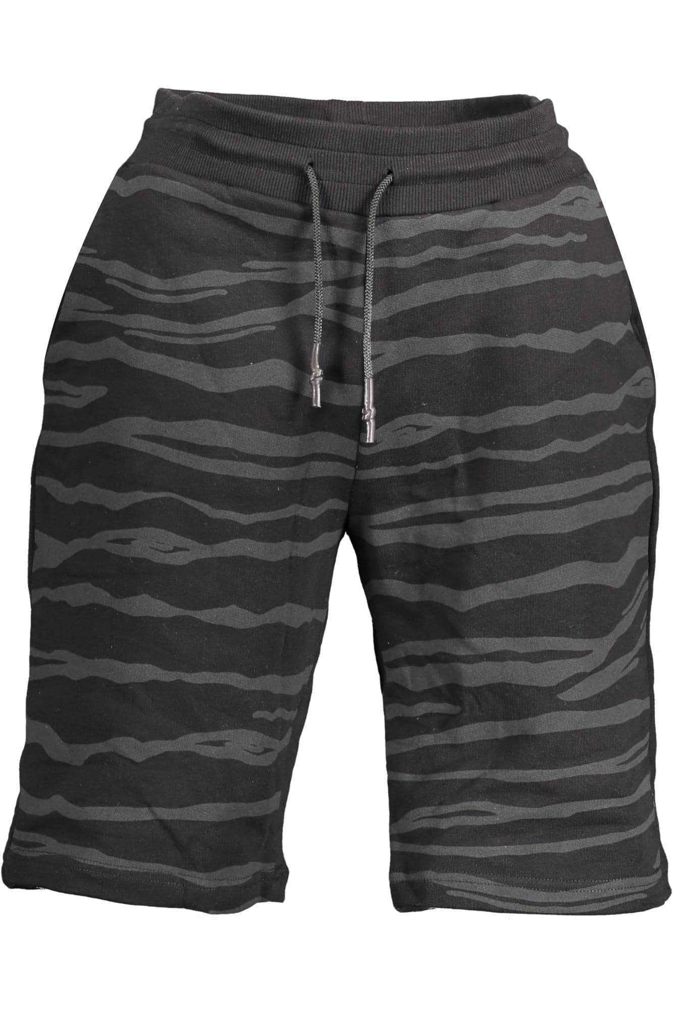 Cavalli Class hombre bermudas pantalón negro