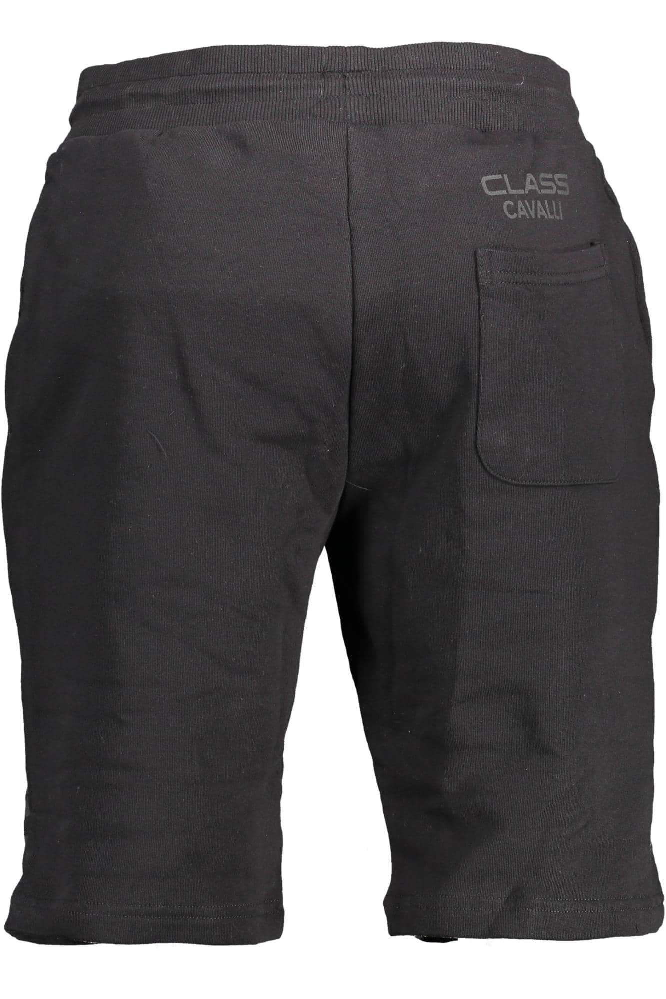 Cavalli Class hombre bermudas pantalón negro